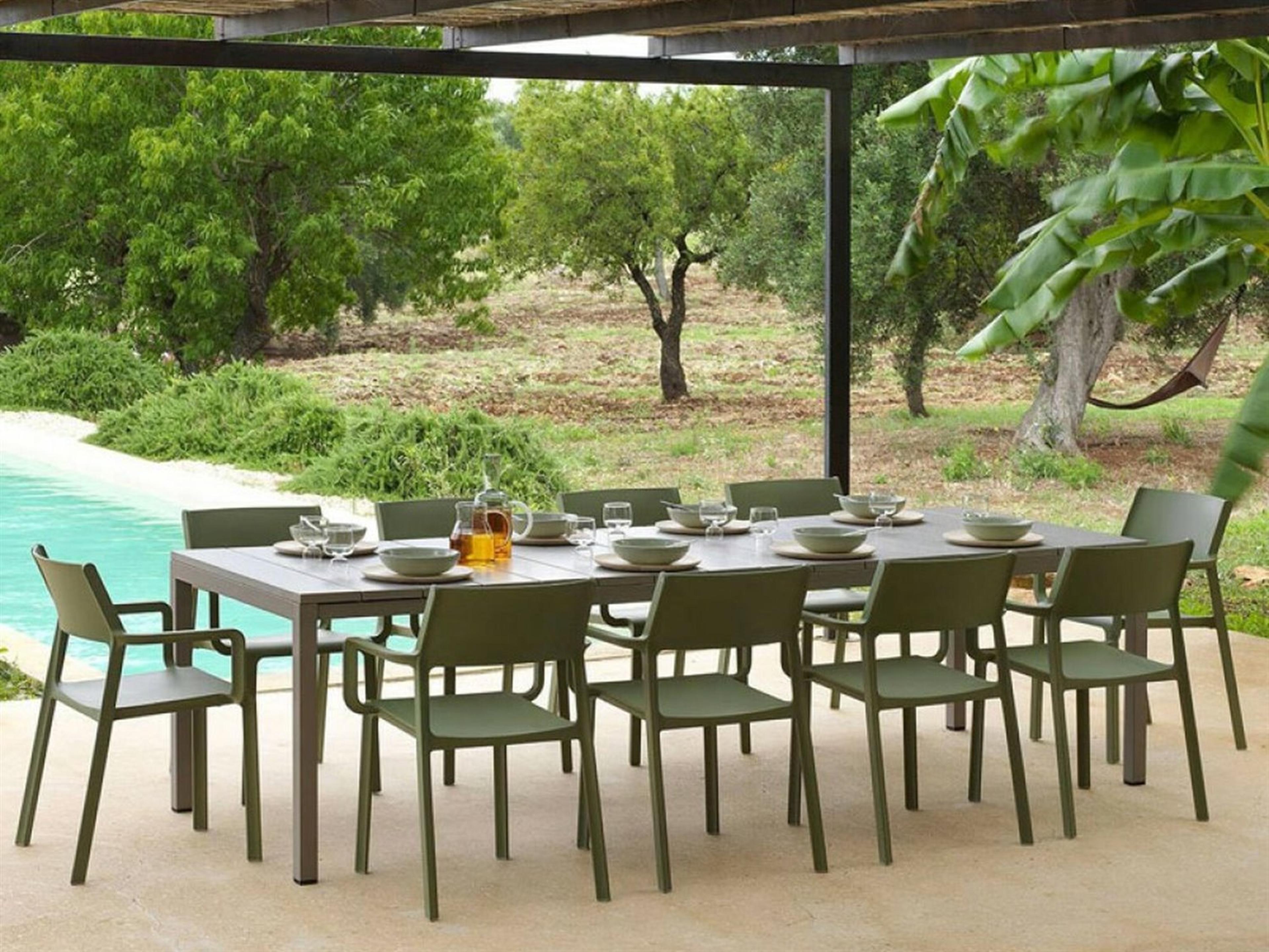 Nardi Trill Resin Agave/Tortora Patio Dining Set