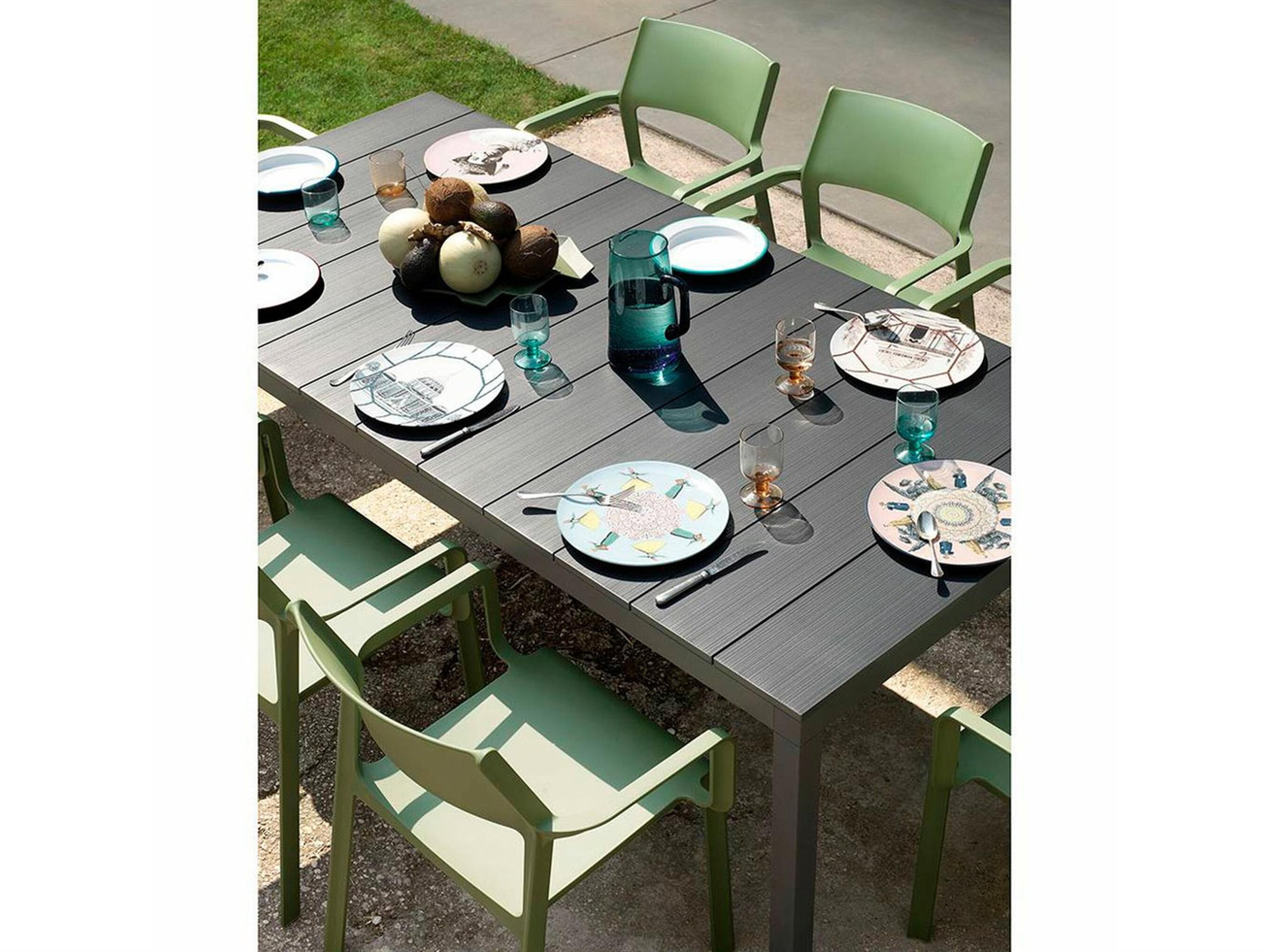 Nardi Trill Resin Agave/Antracite Outdoor Patio Dining Set