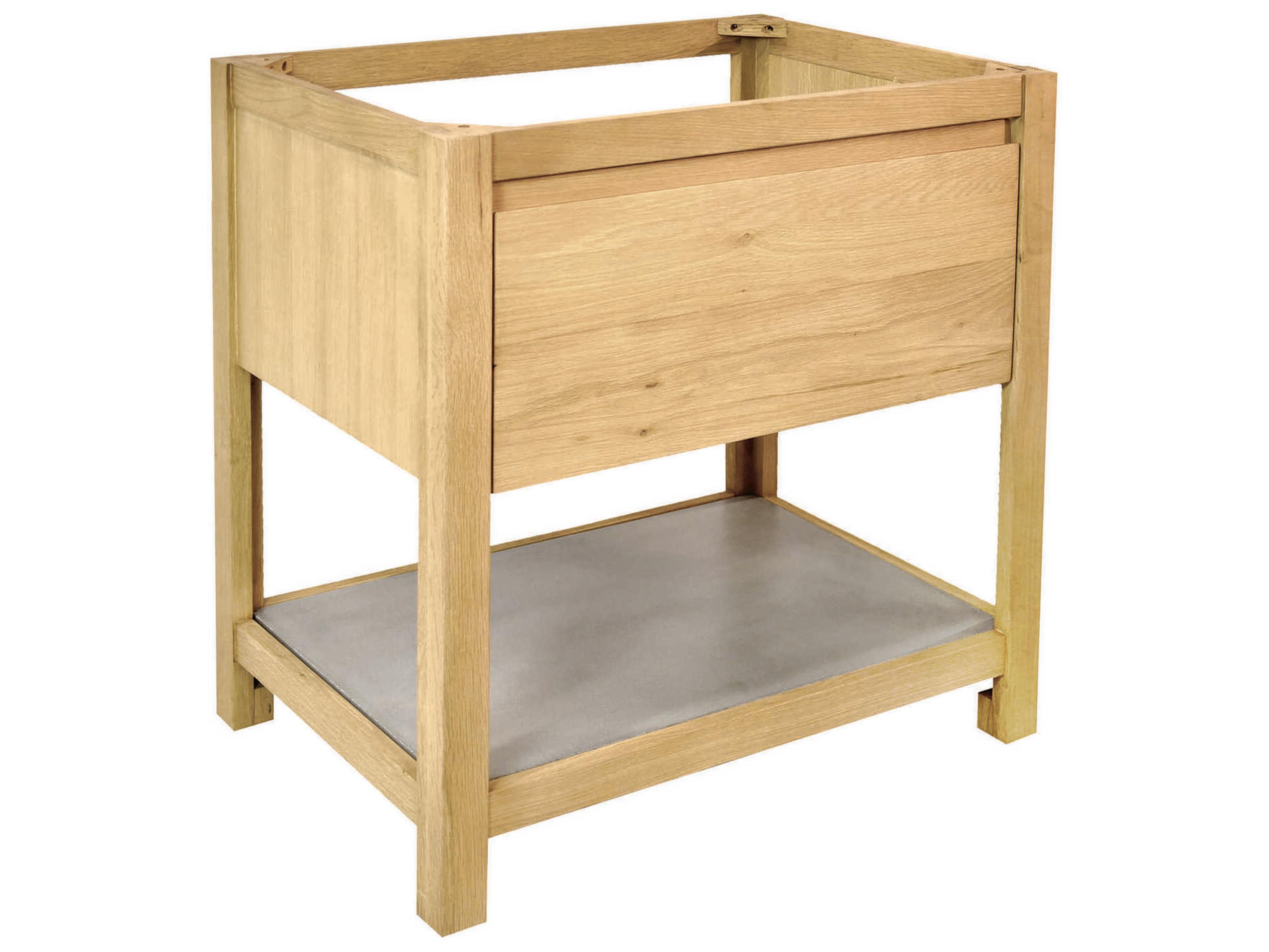 Native Trails Solace Sunrise 30" Vanity Base with Ash Shelf