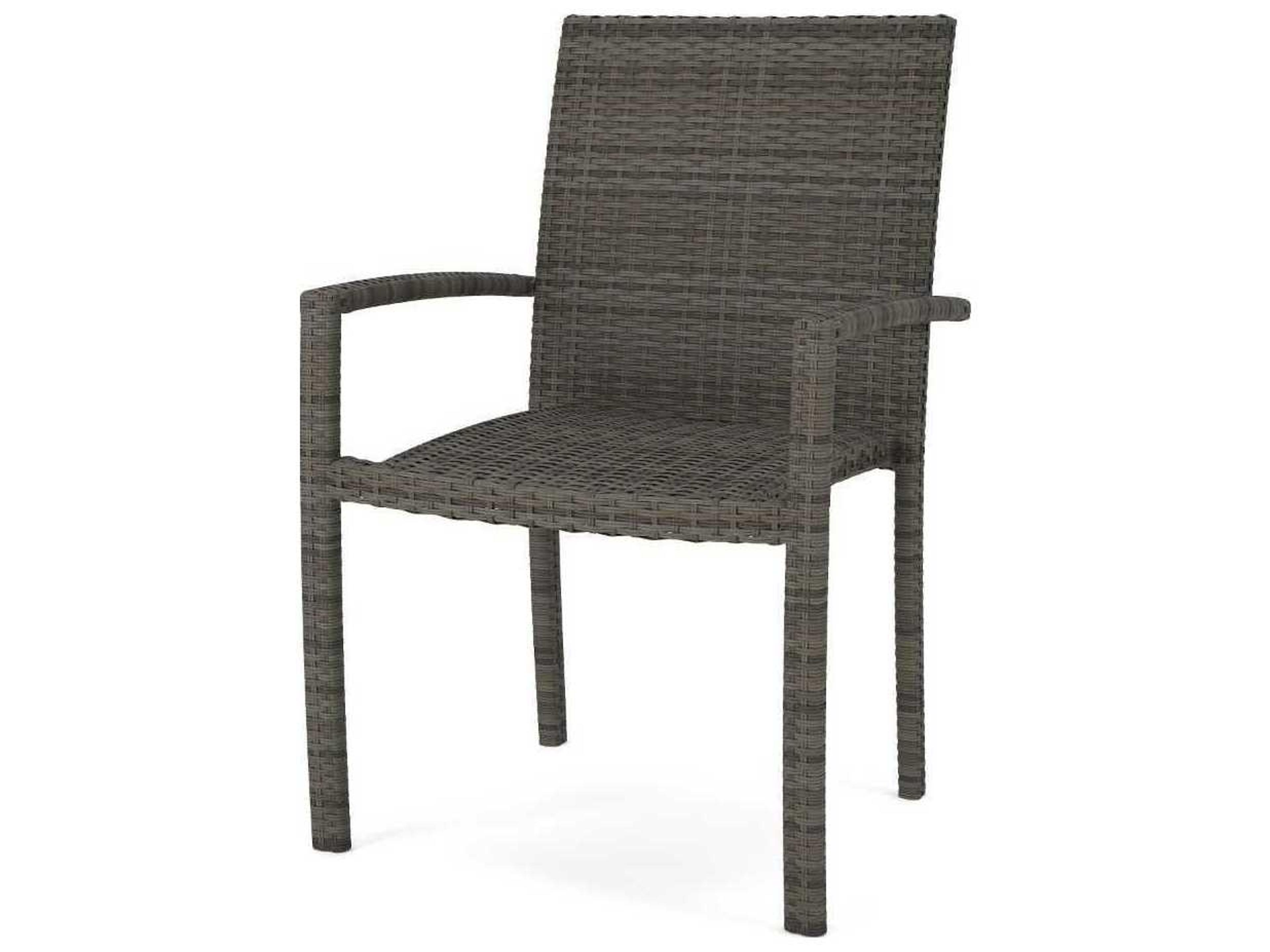 Forever Patio Ravello Wicker Stacking Dining Arm Chair