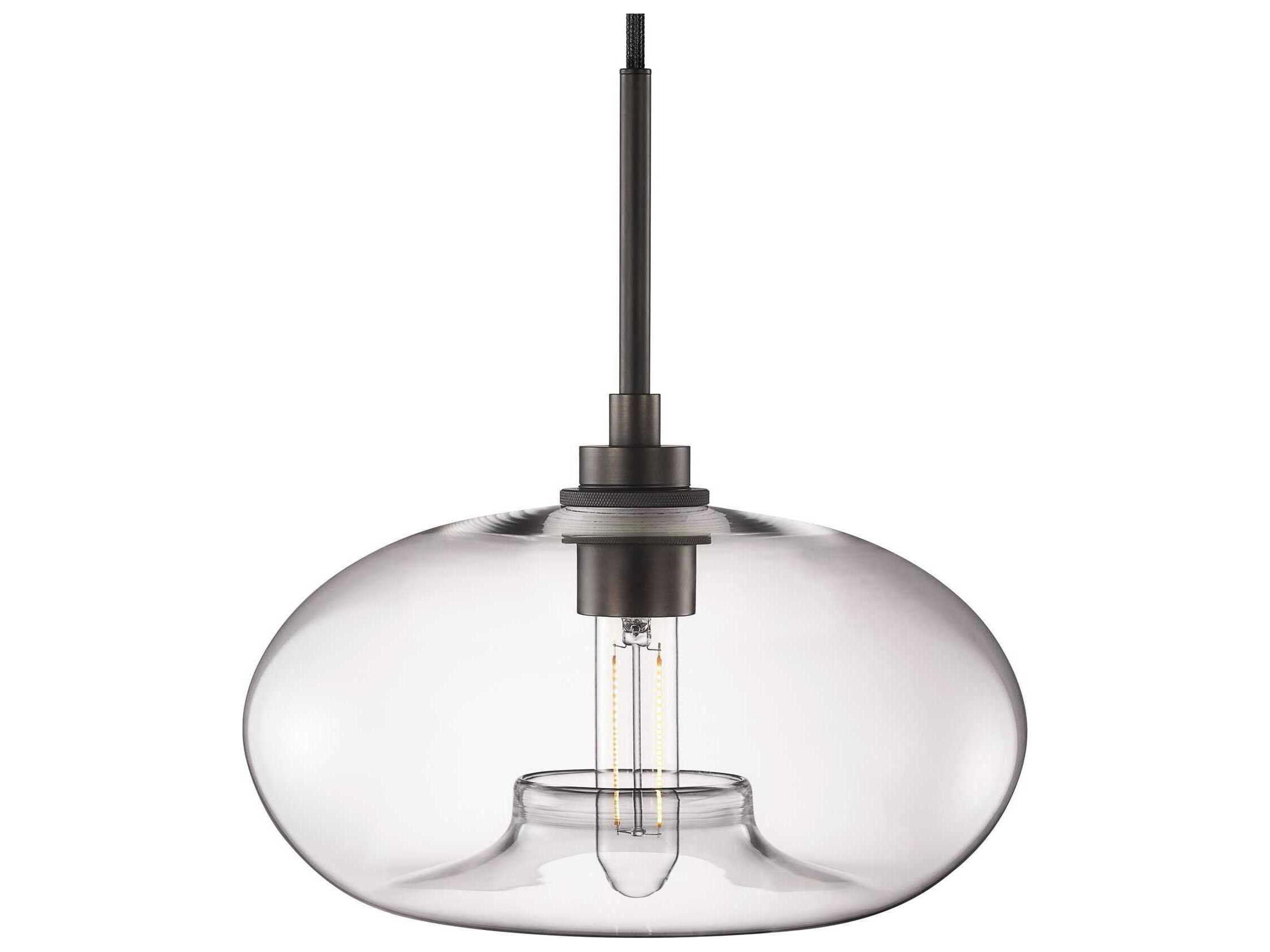 Niche Silica Aurora 1-Light Clear Round Mini Pendant