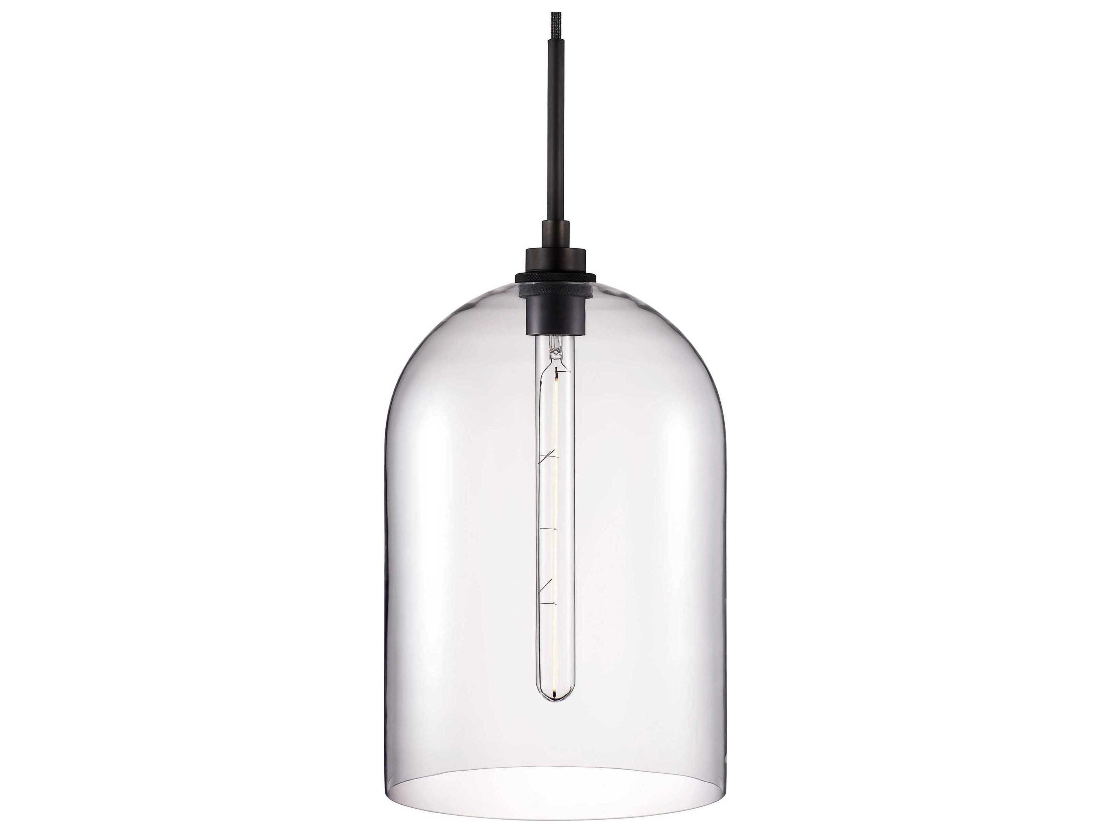 Niche Cloche Grand 1-Light Clear Bell Mini Pendant