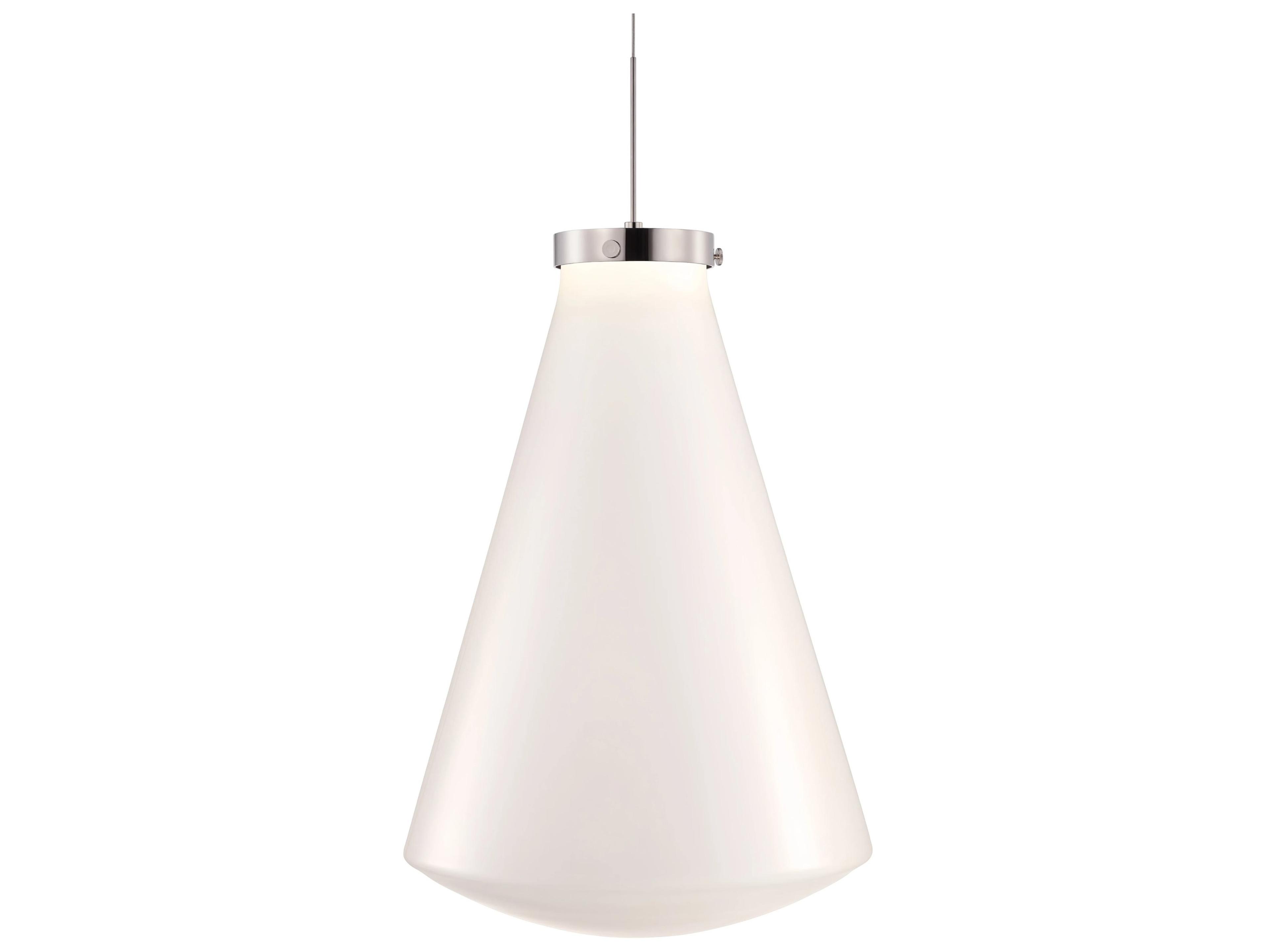 Niche Constellation Flask Grand Opaline White Pendant