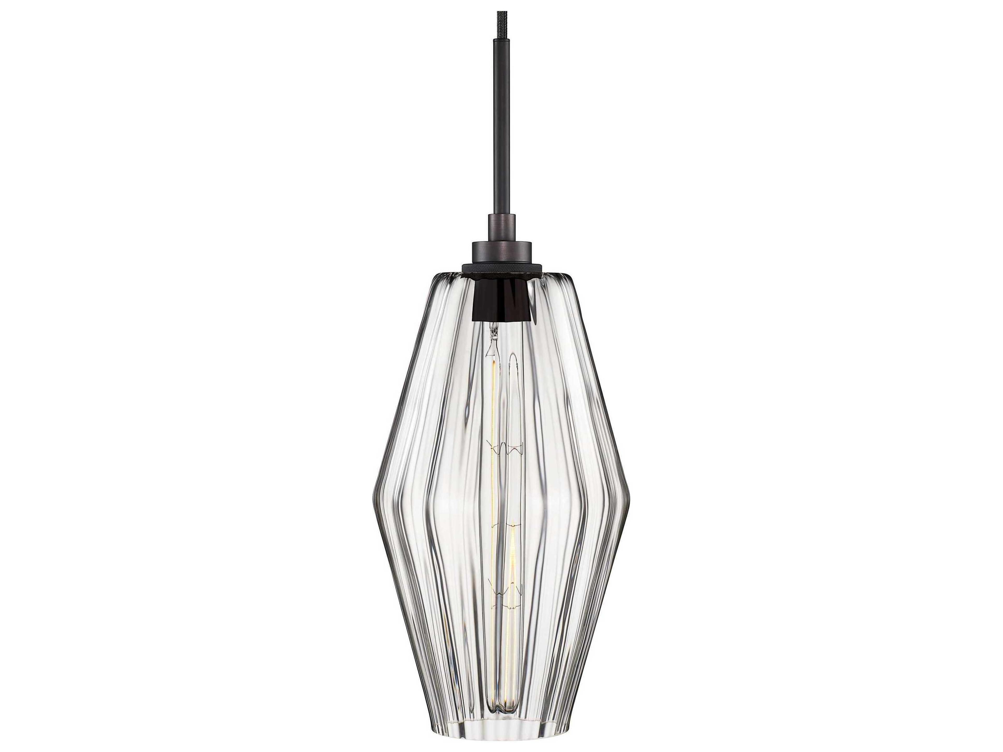 Niche Marquise 1-Light Clear Optique Mini Pendant