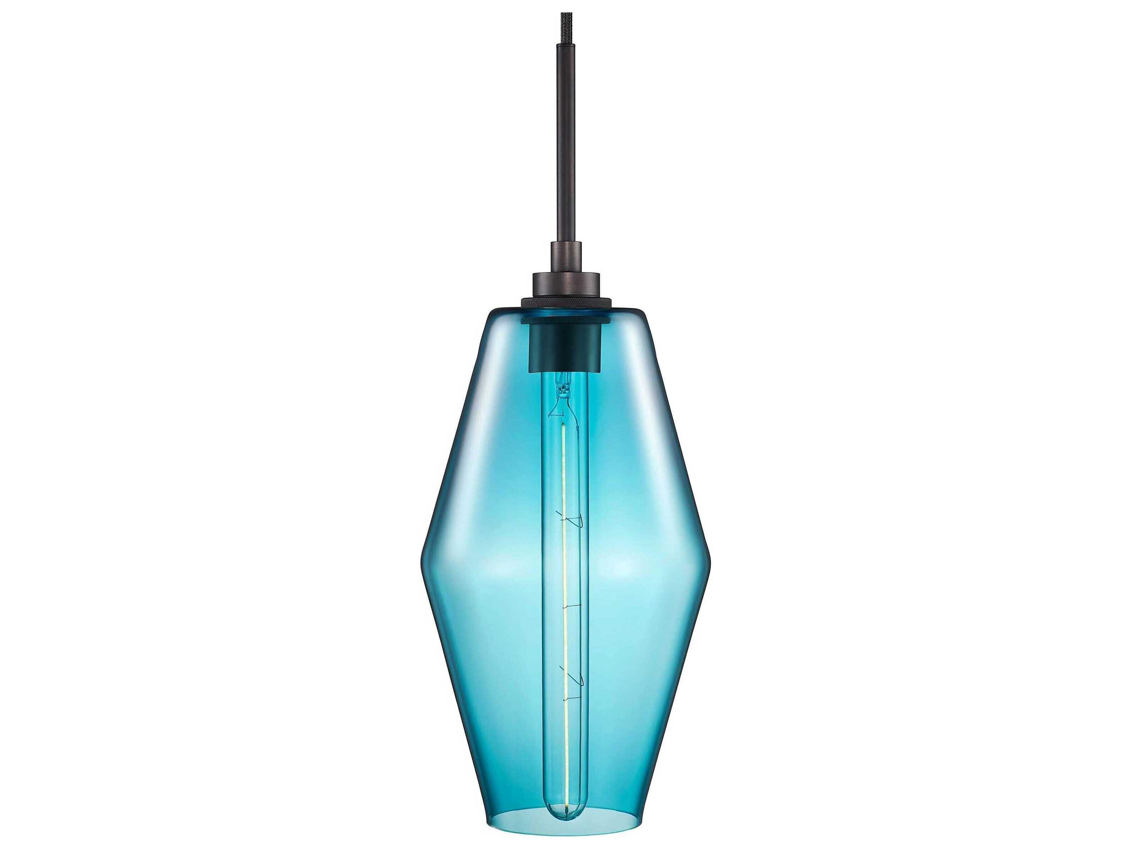 Niche Marquise 1-Light Condesa Blue Mini Pendant
