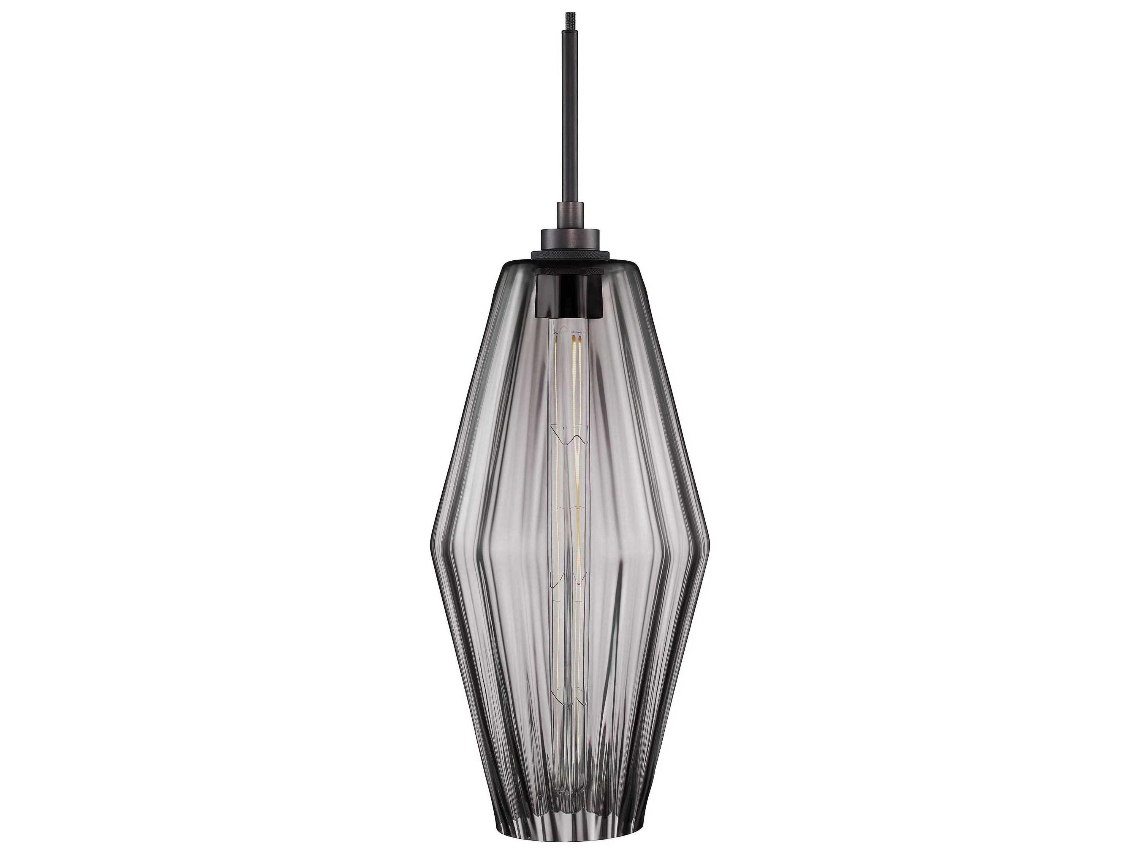 Niche Marquise Grand 1-Light Gray Optique Mini Pendant