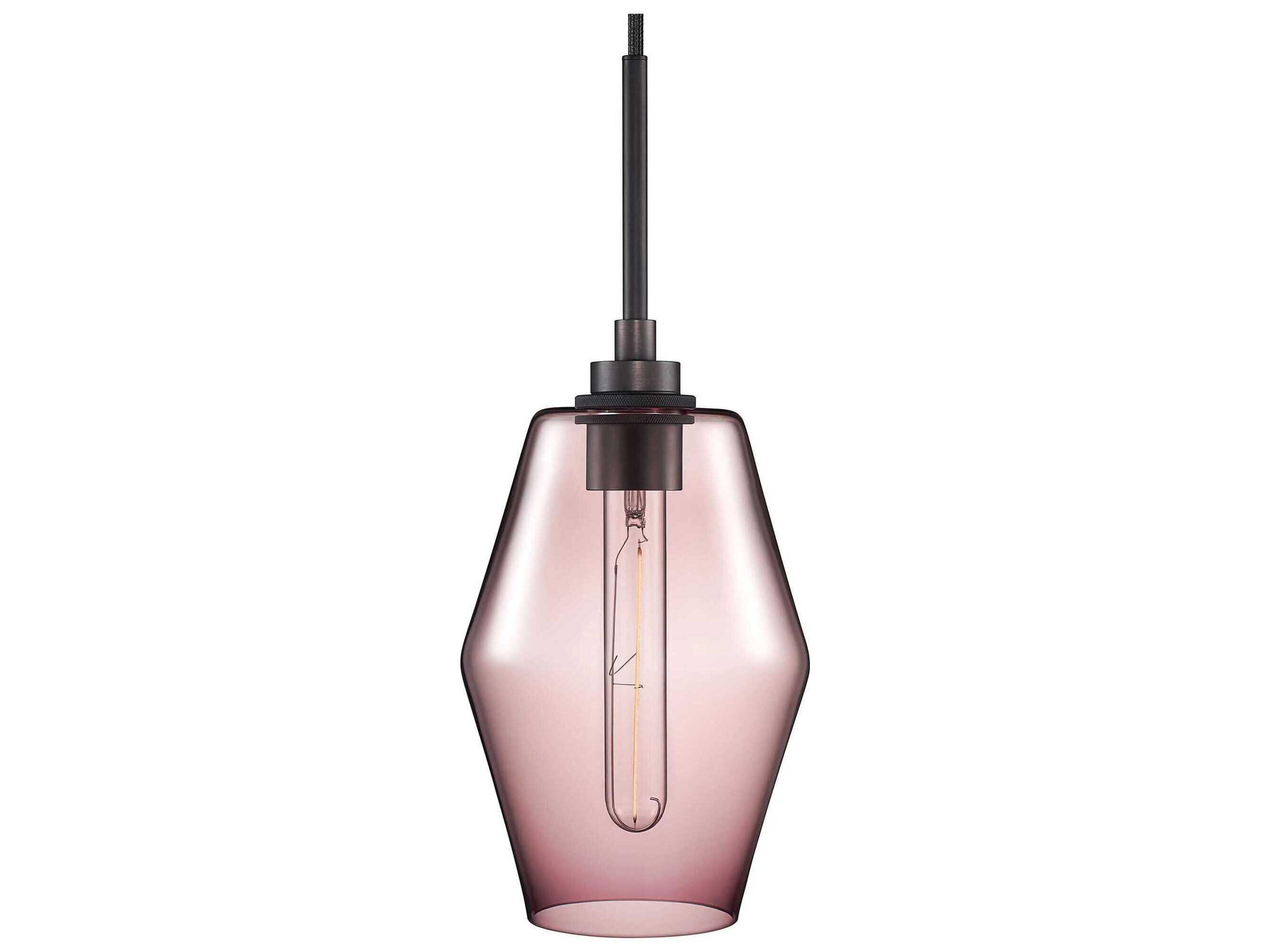 Niche Marquise Petite 1-Light Fig Pink Mini Pendant