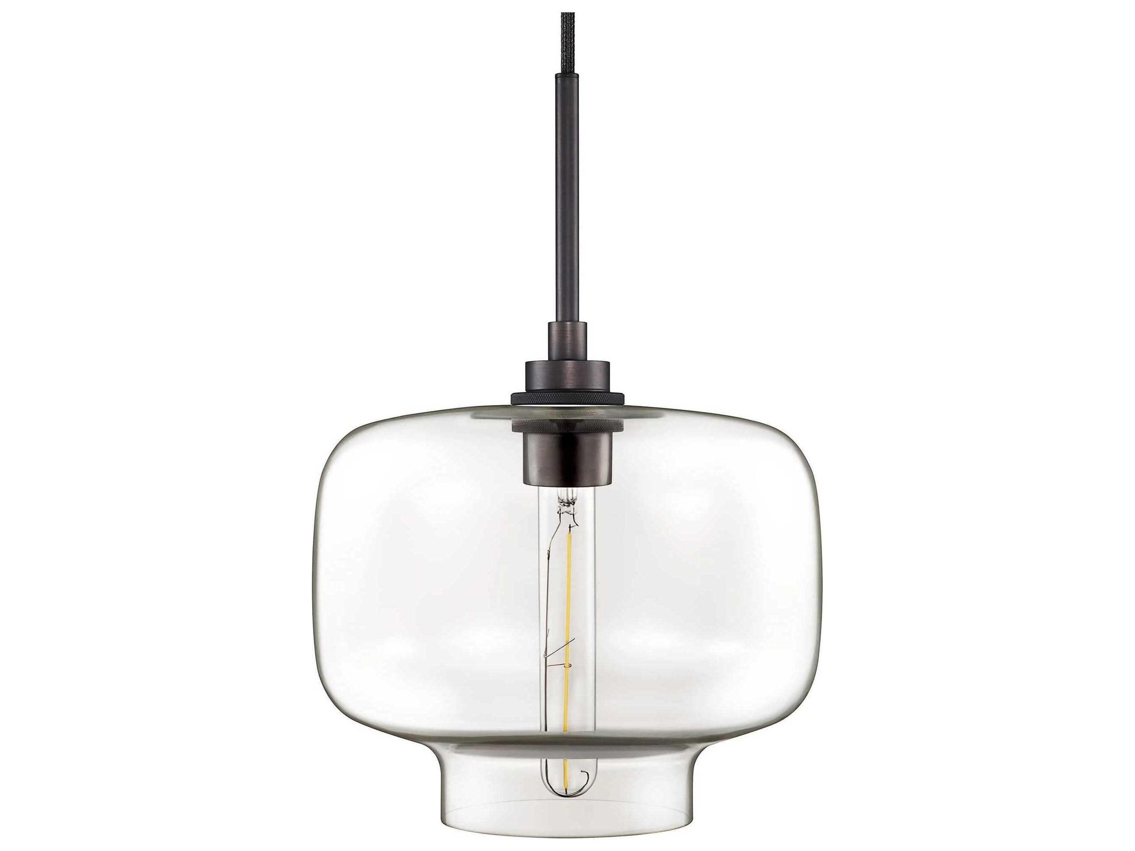 Niche Silica Oculo 1-Light Clear Mini Pendant