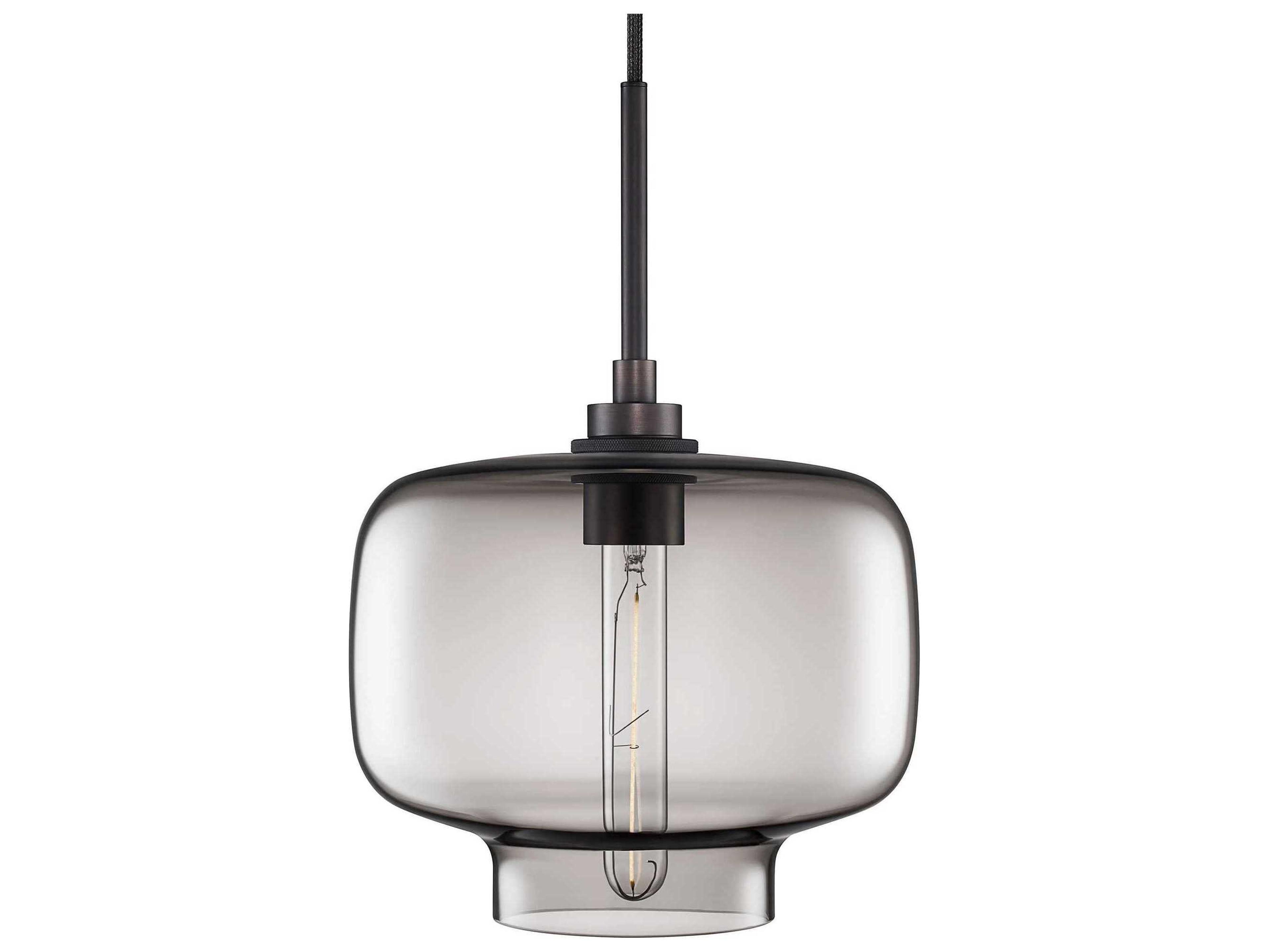 Niche Silica Oculo 1-Light Gray Mini Pendant