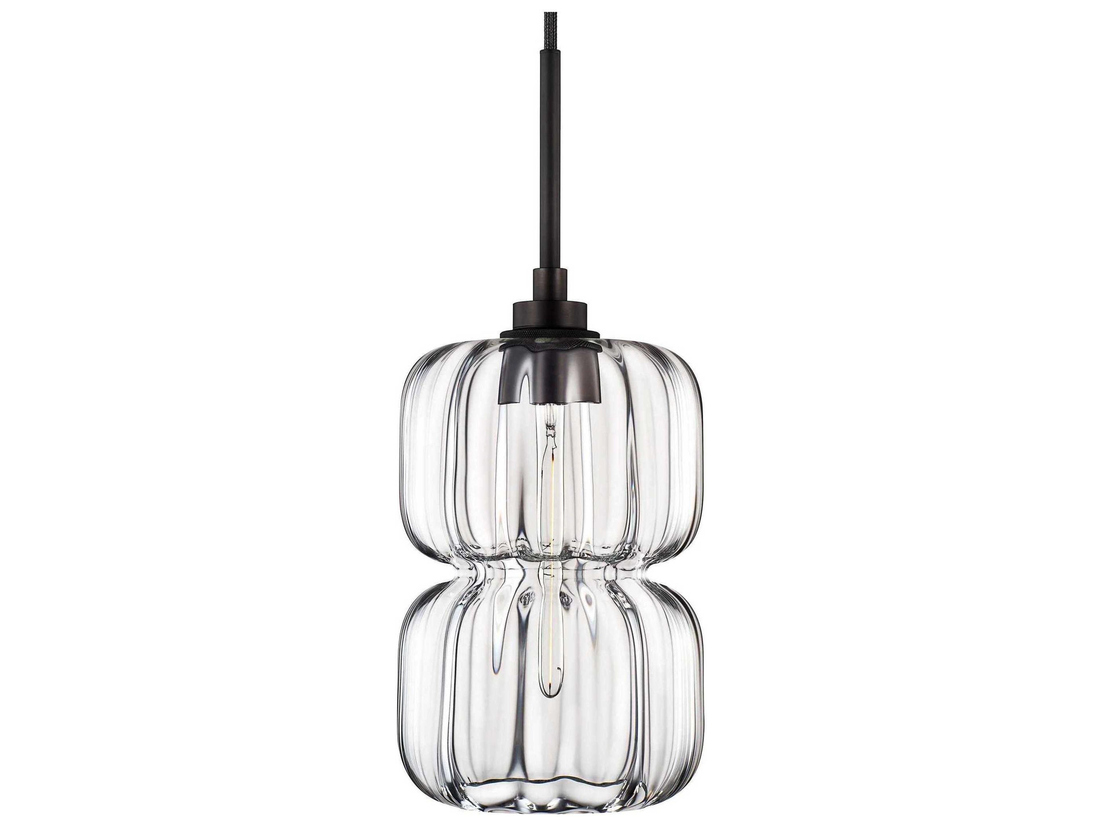 Niche Pinch Optique 1-Light Clear Mini Pendant