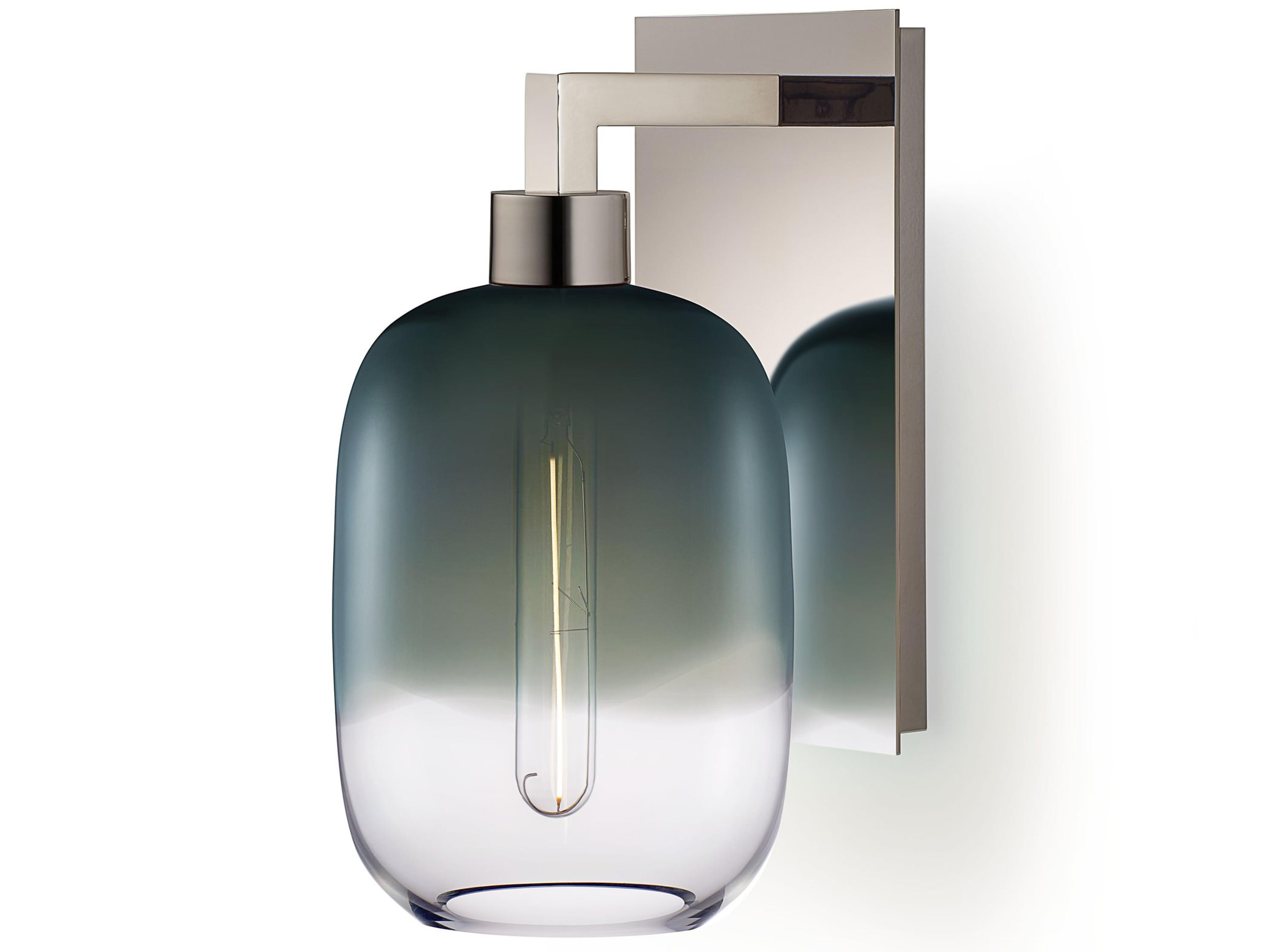 Niche Balon Ombra 1-Light Storm Clear Gray Wall Sconce