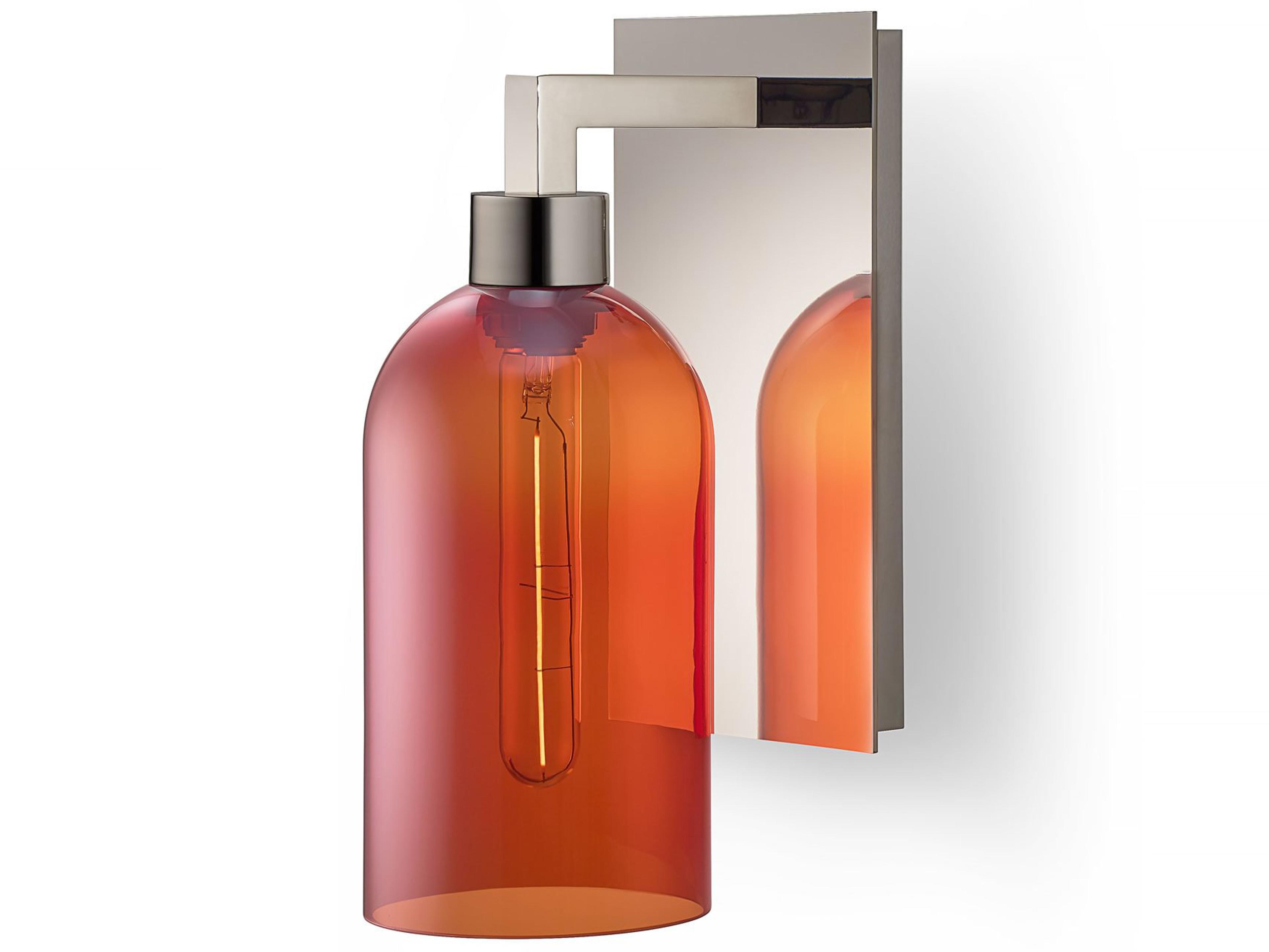 Niche Cloche Petite 1-Light Cardinal Red Wall Sconce