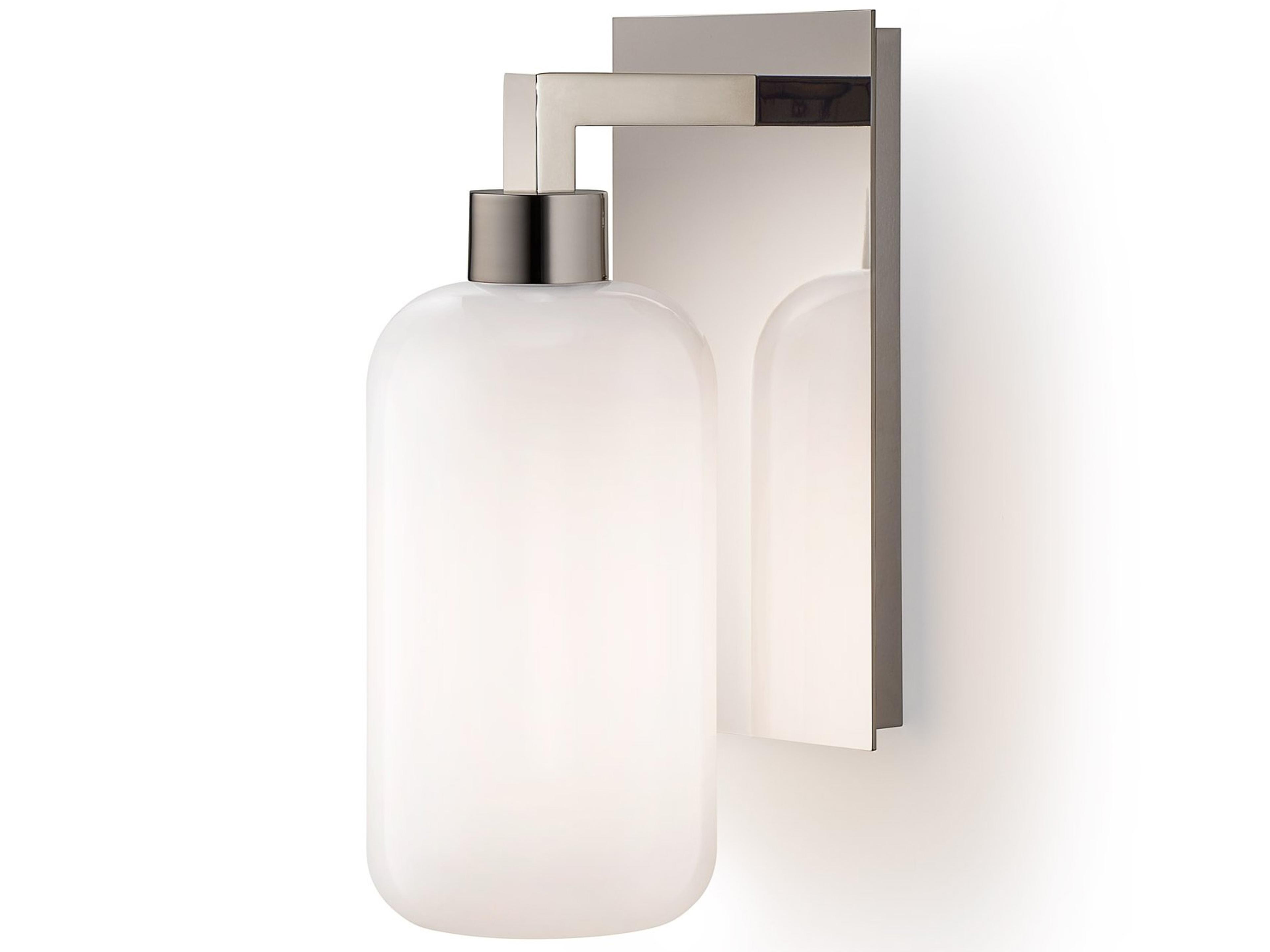 Niche Helio 1-Light Opaline White Wall Sconce