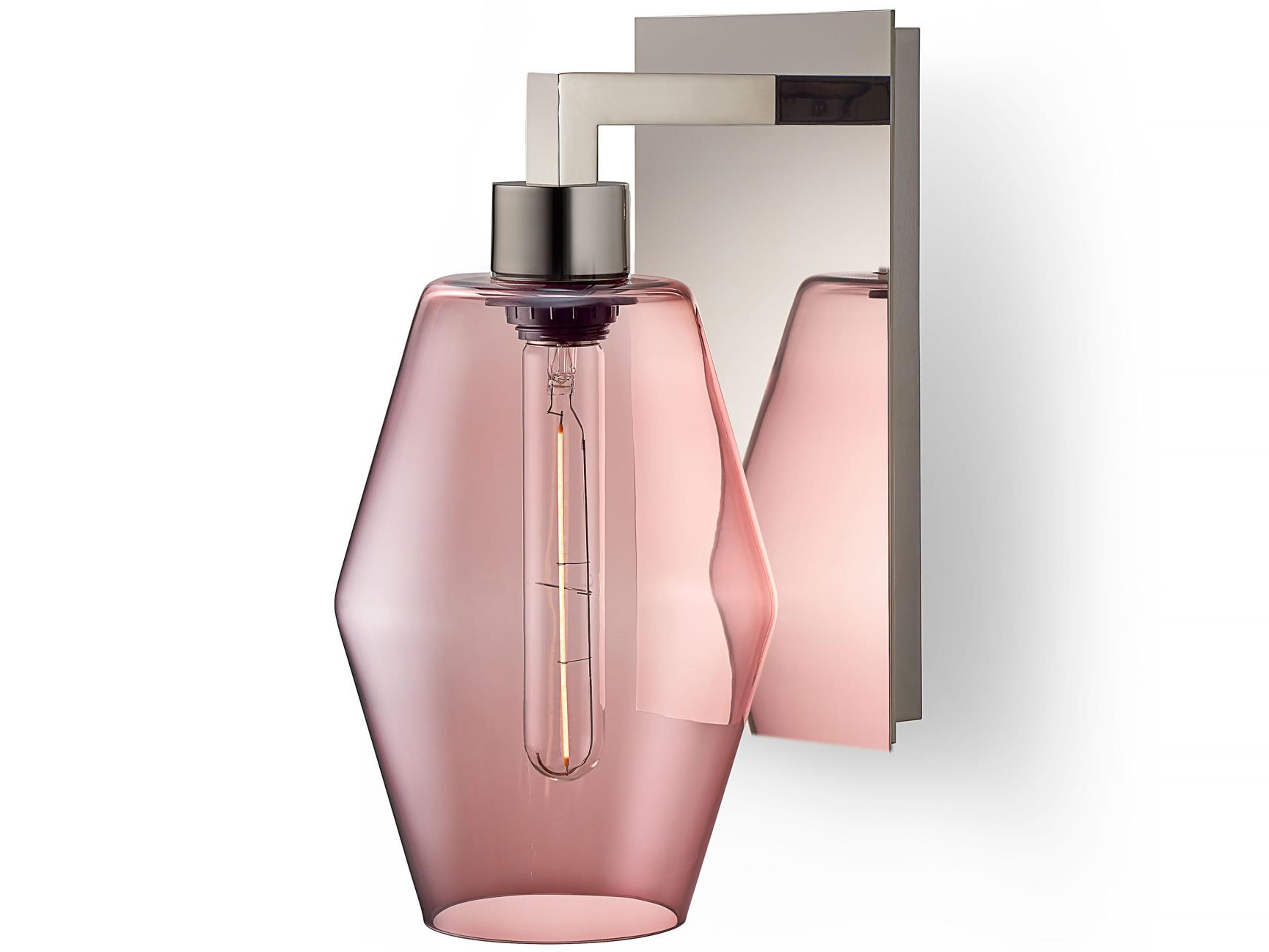 Niche Marquise Petite 1-Light Fig Pink Wall Sconce