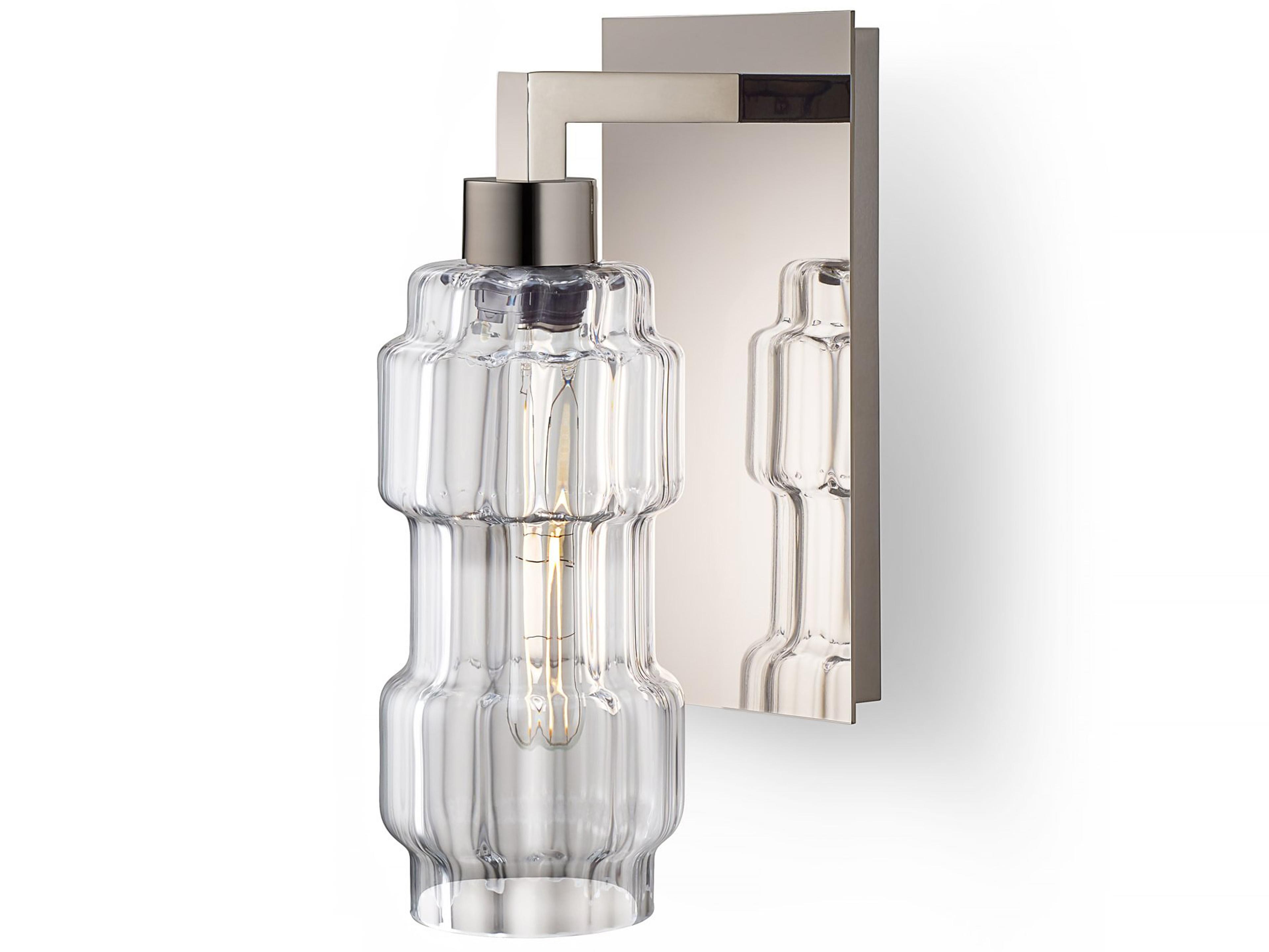 Niche Muralla Petite 1-Light Clear Optique Wall Sconce