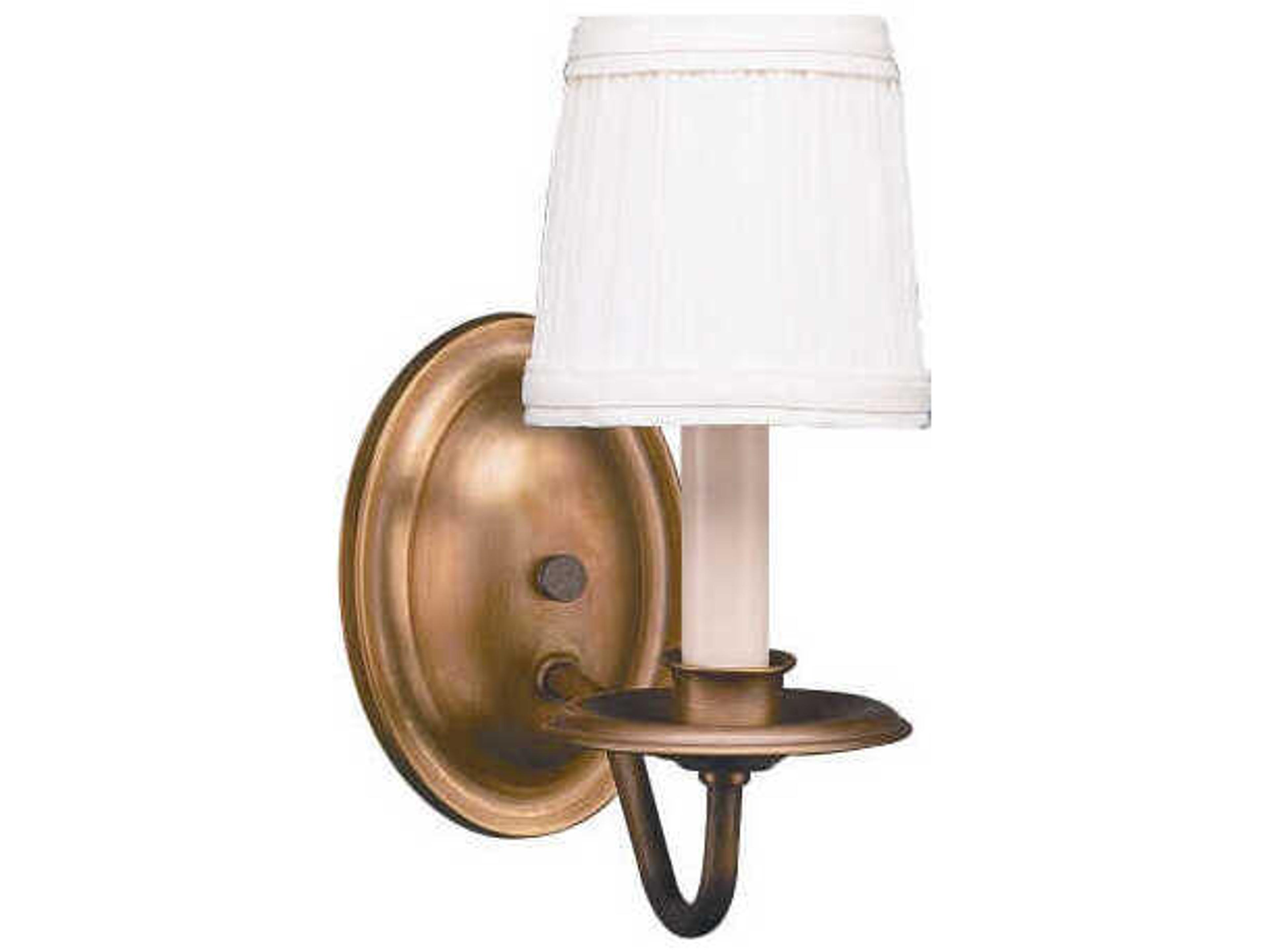 Northeast Lantern 1-Light Brass Swing Wall Sconce