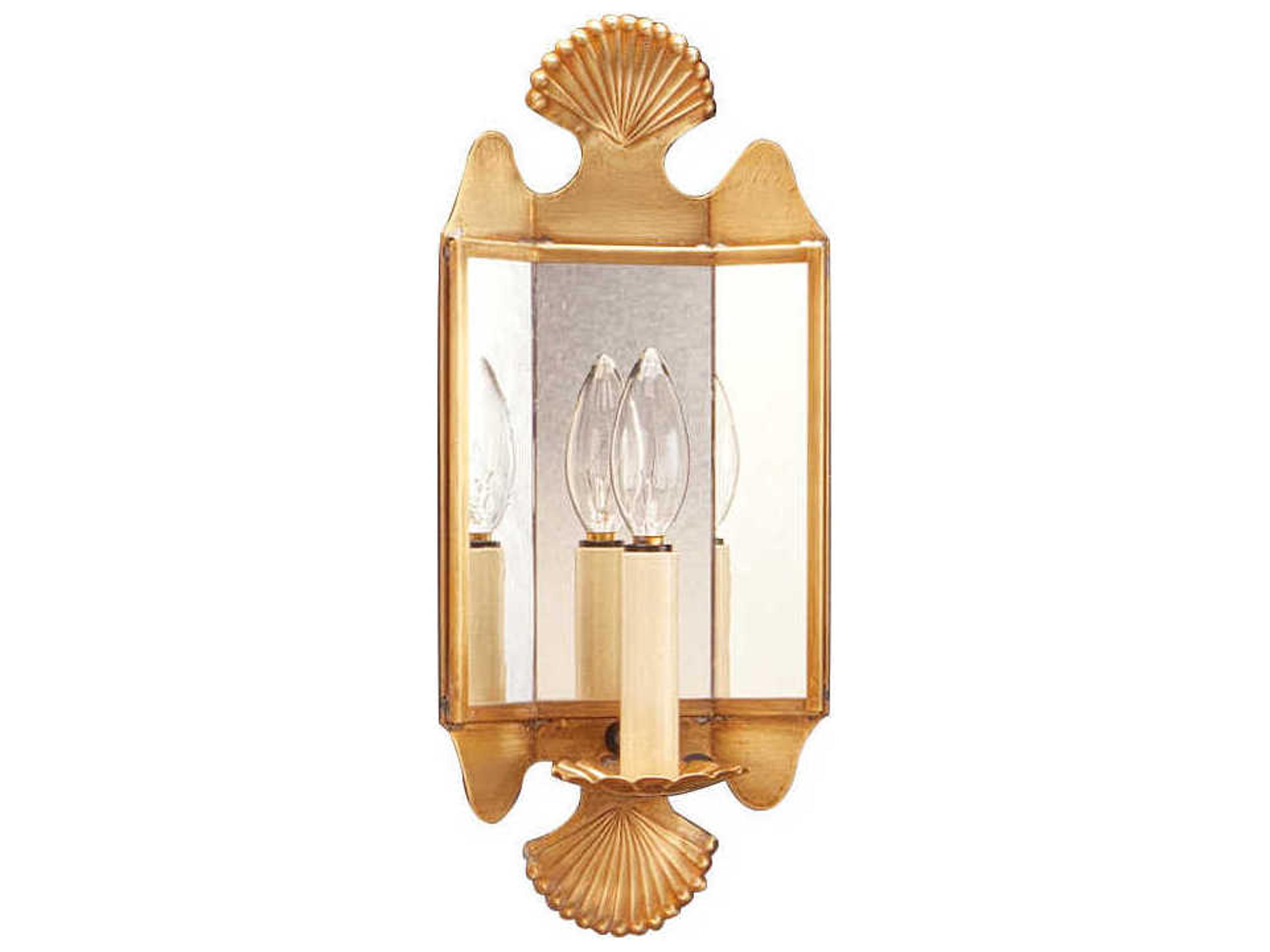 Northeast Lantern 1-Light Gold Wall Sconce