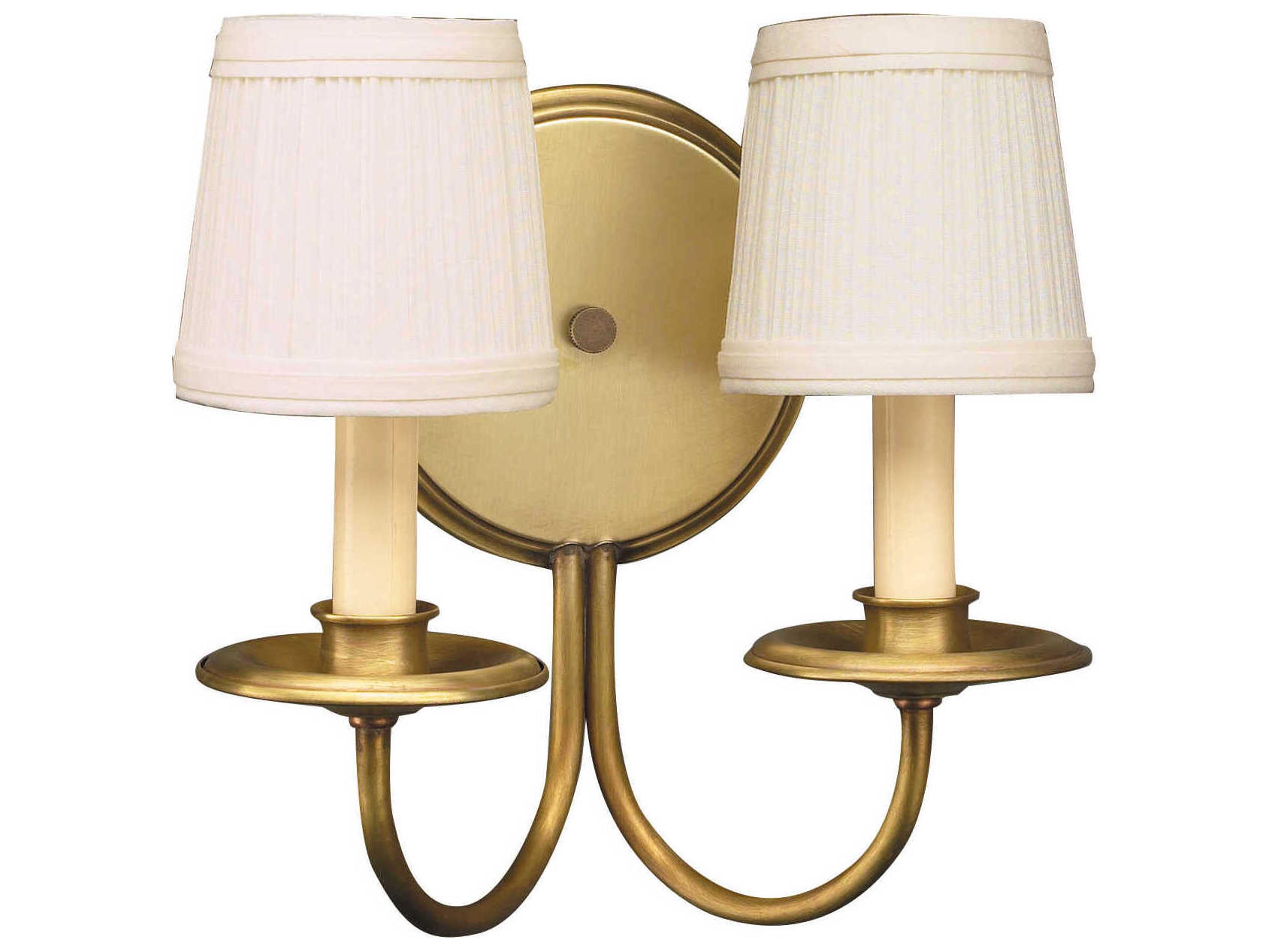 Northeast Lantern 2-Light Brass Wall Sconce