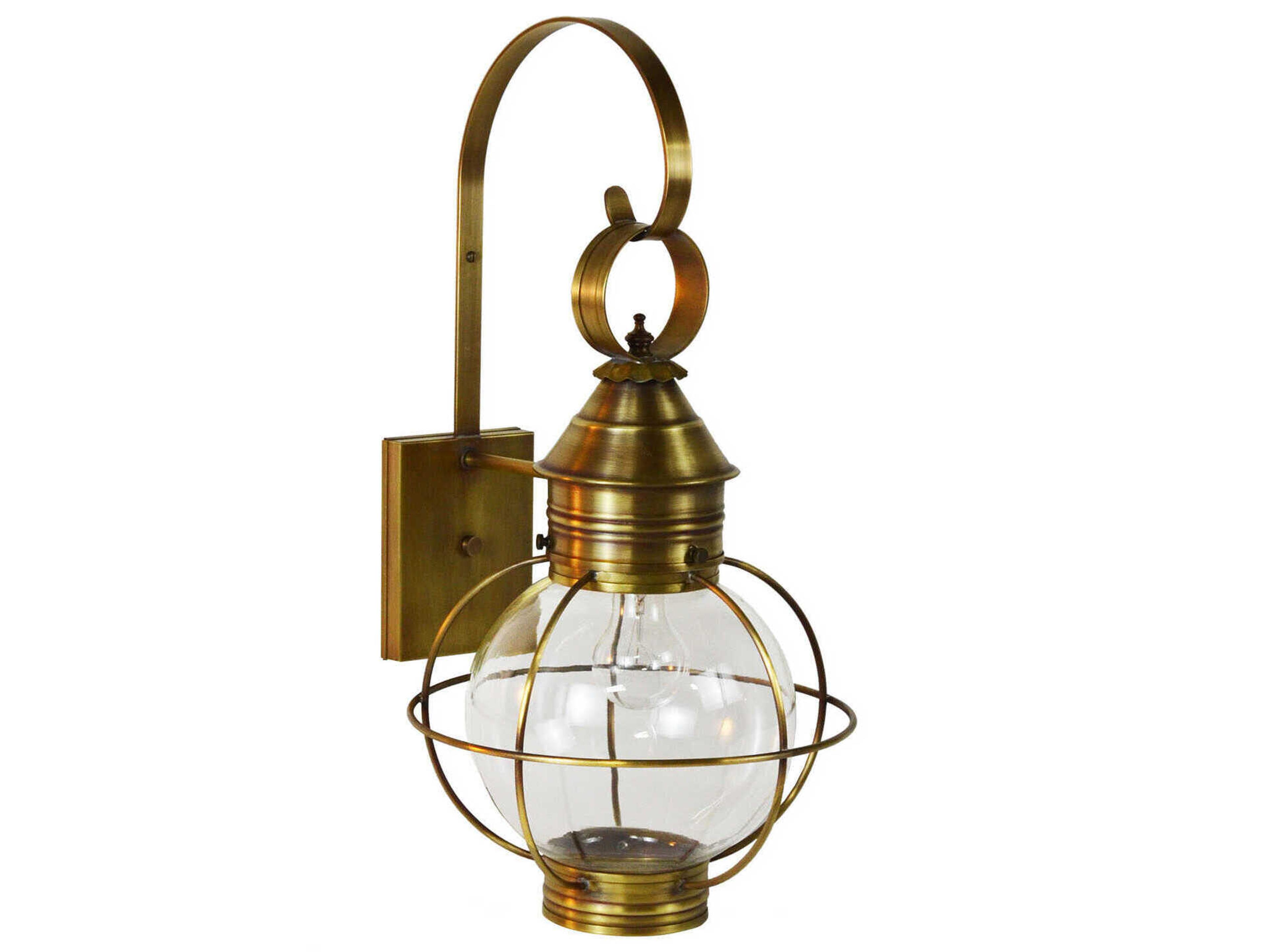 Northeast Lantern Onion 1-Light Outdoor Wall Light