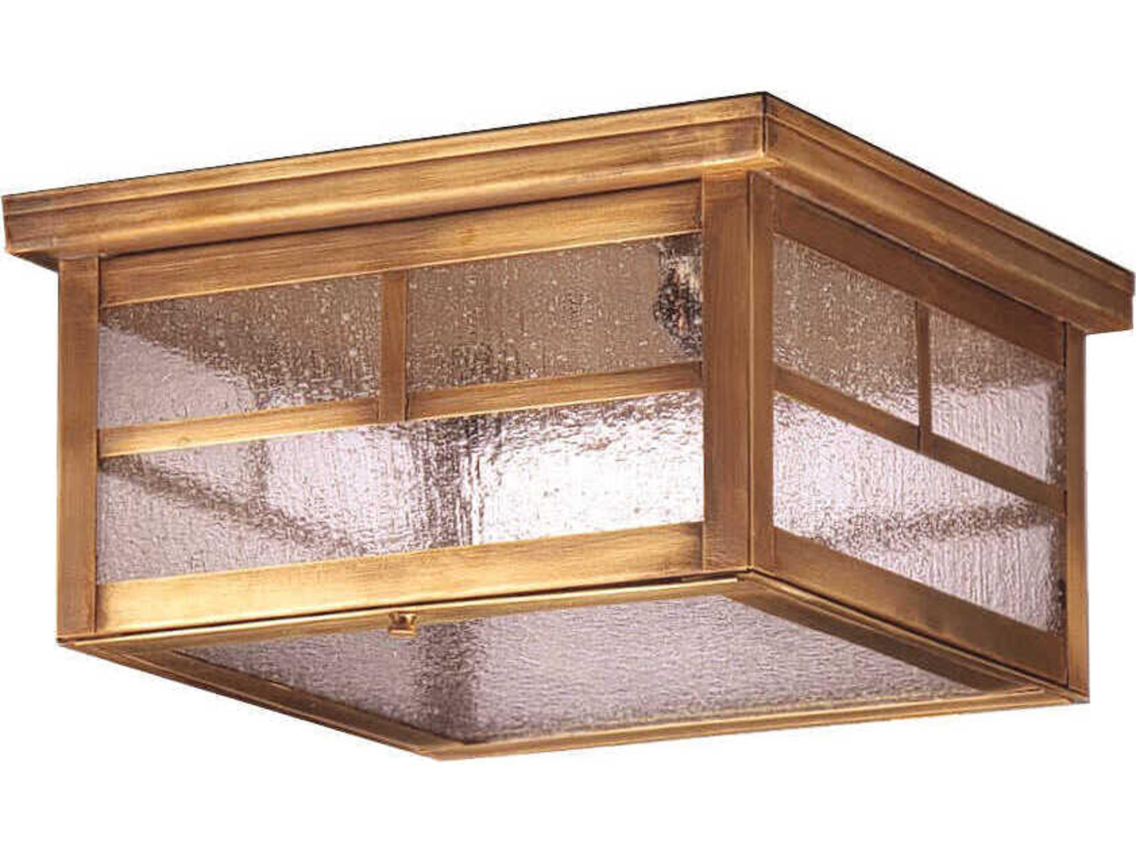 Northeast Lantern Williams 2-Light Brass Flush Mount