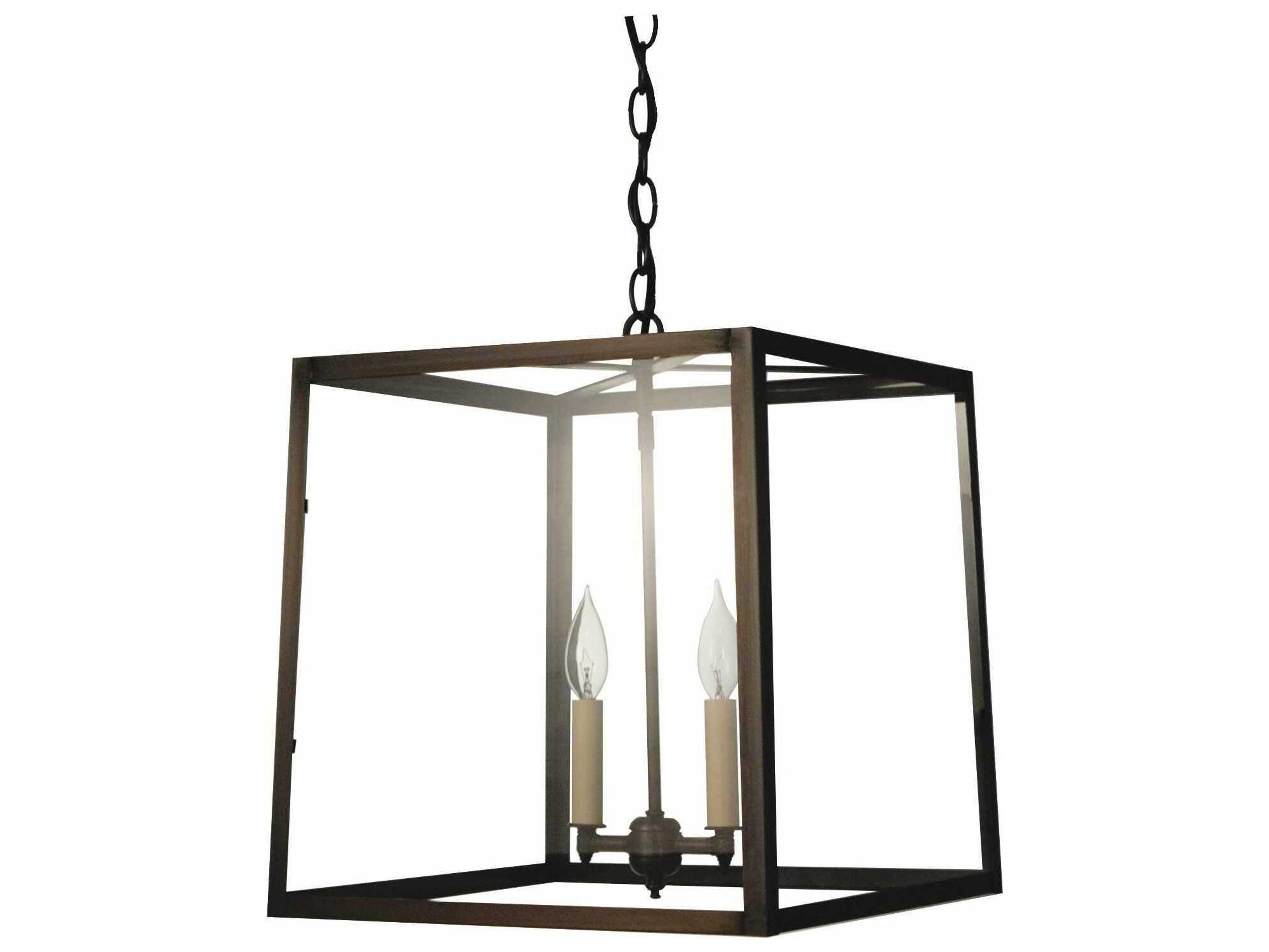 Northeast Lantern 2-Light Black Pendant