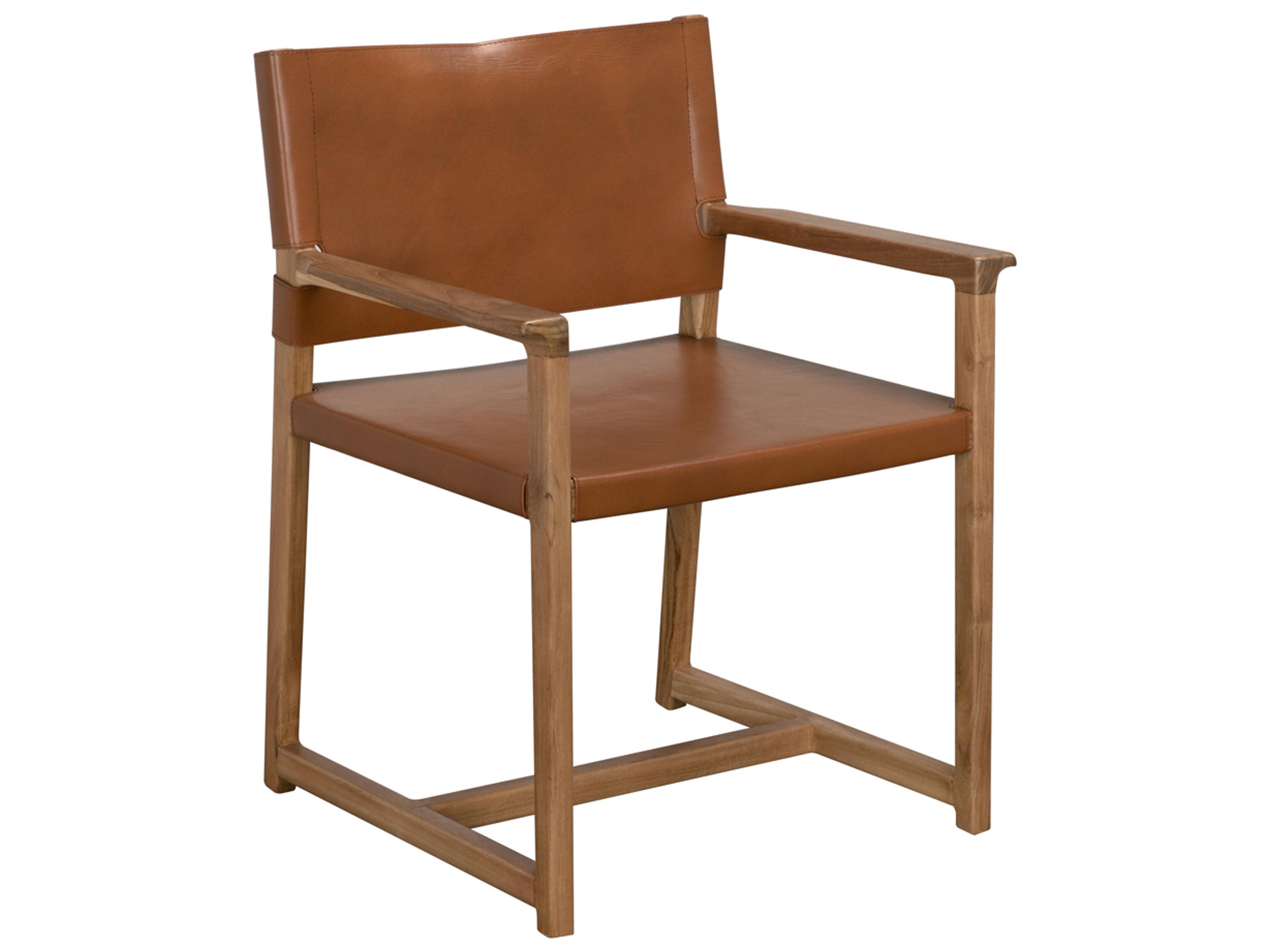 Noir Xavier Brown Accent Chair