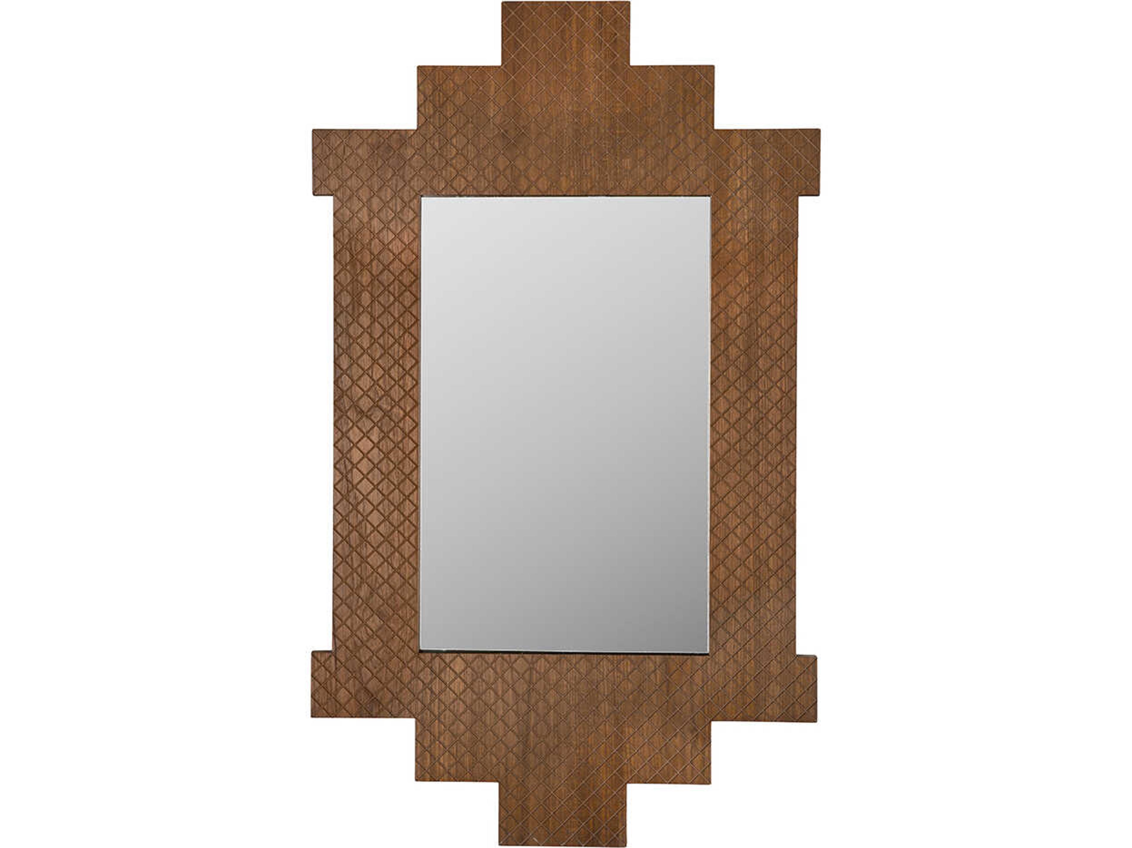 Noir Ludwig Clear Coat Flat Wall Mirror