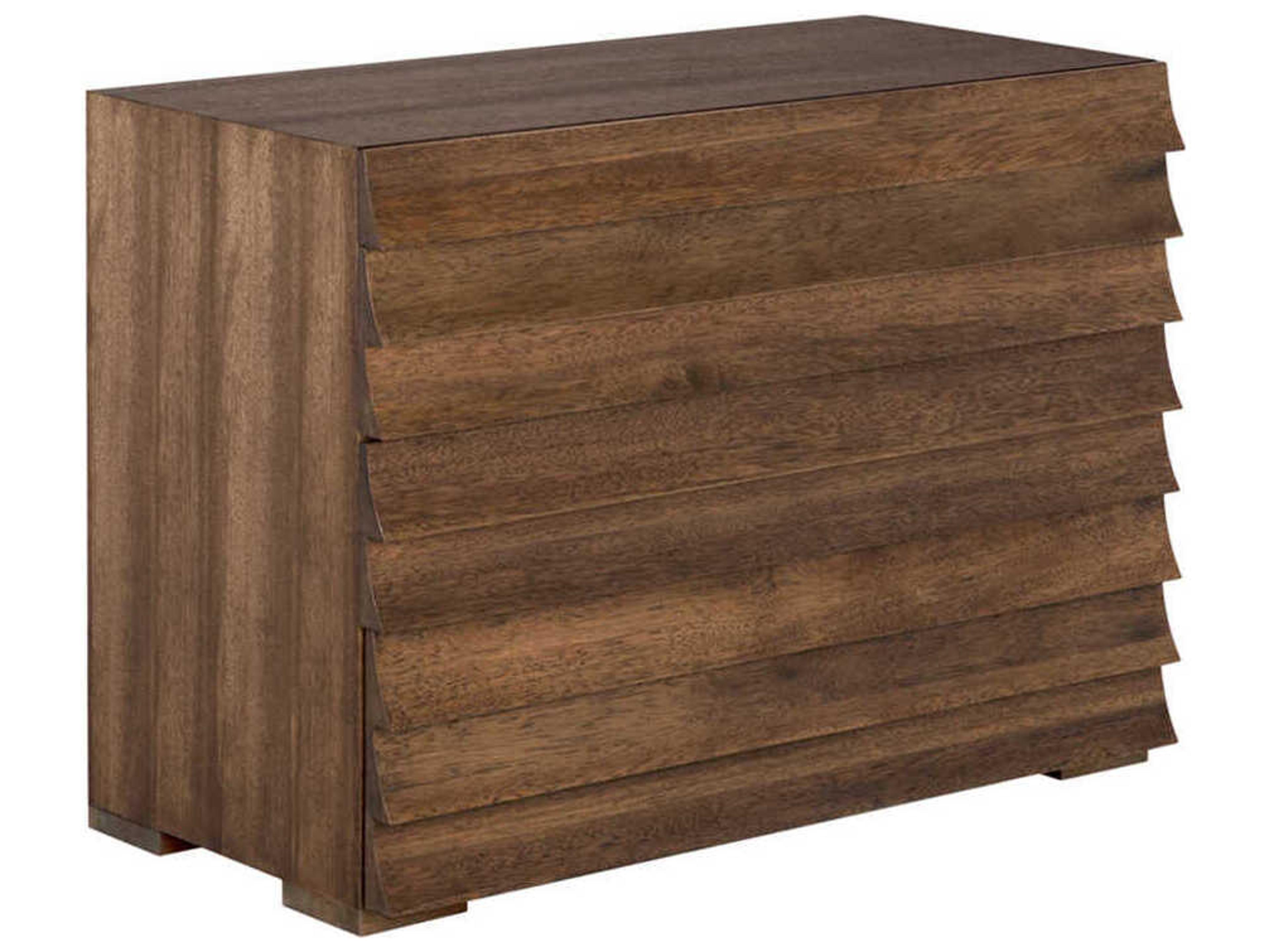 Noir Rectangular Wood Dark Walnut Frederico Console Table