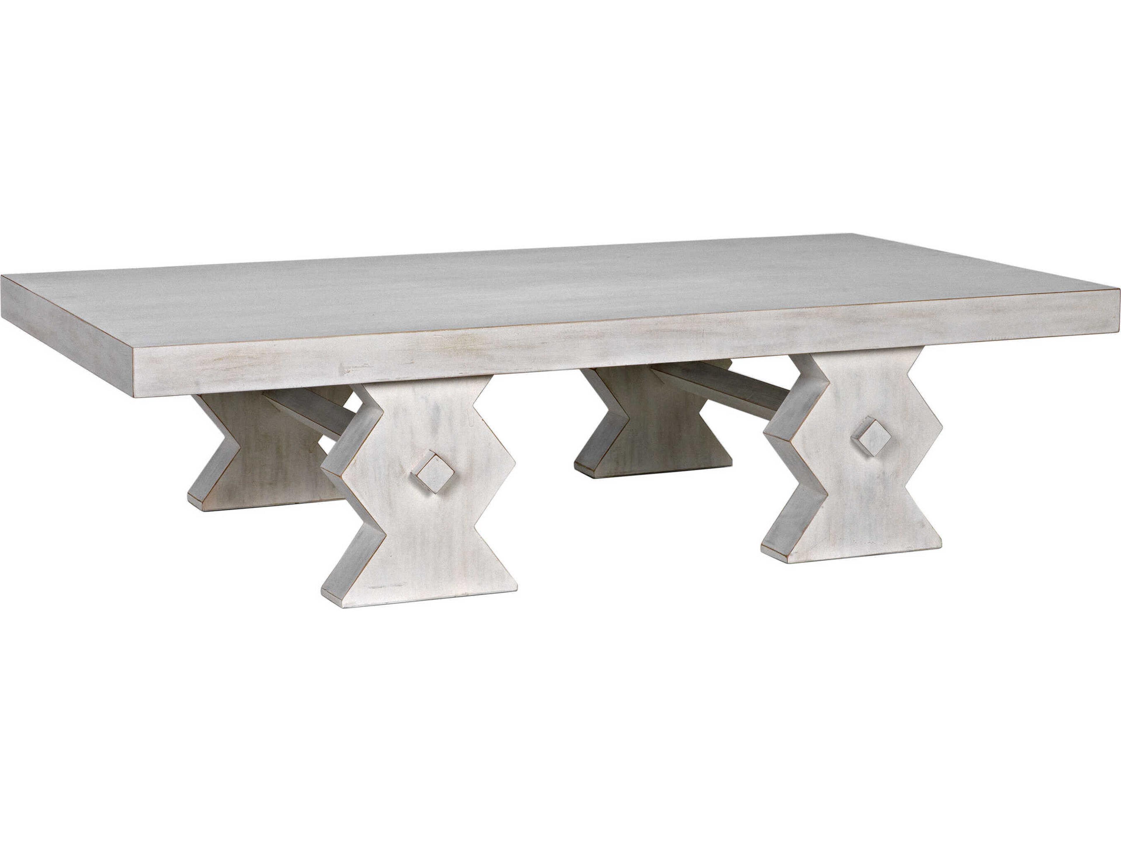 Noir Rectangular Metal Matte Black Coffee Table