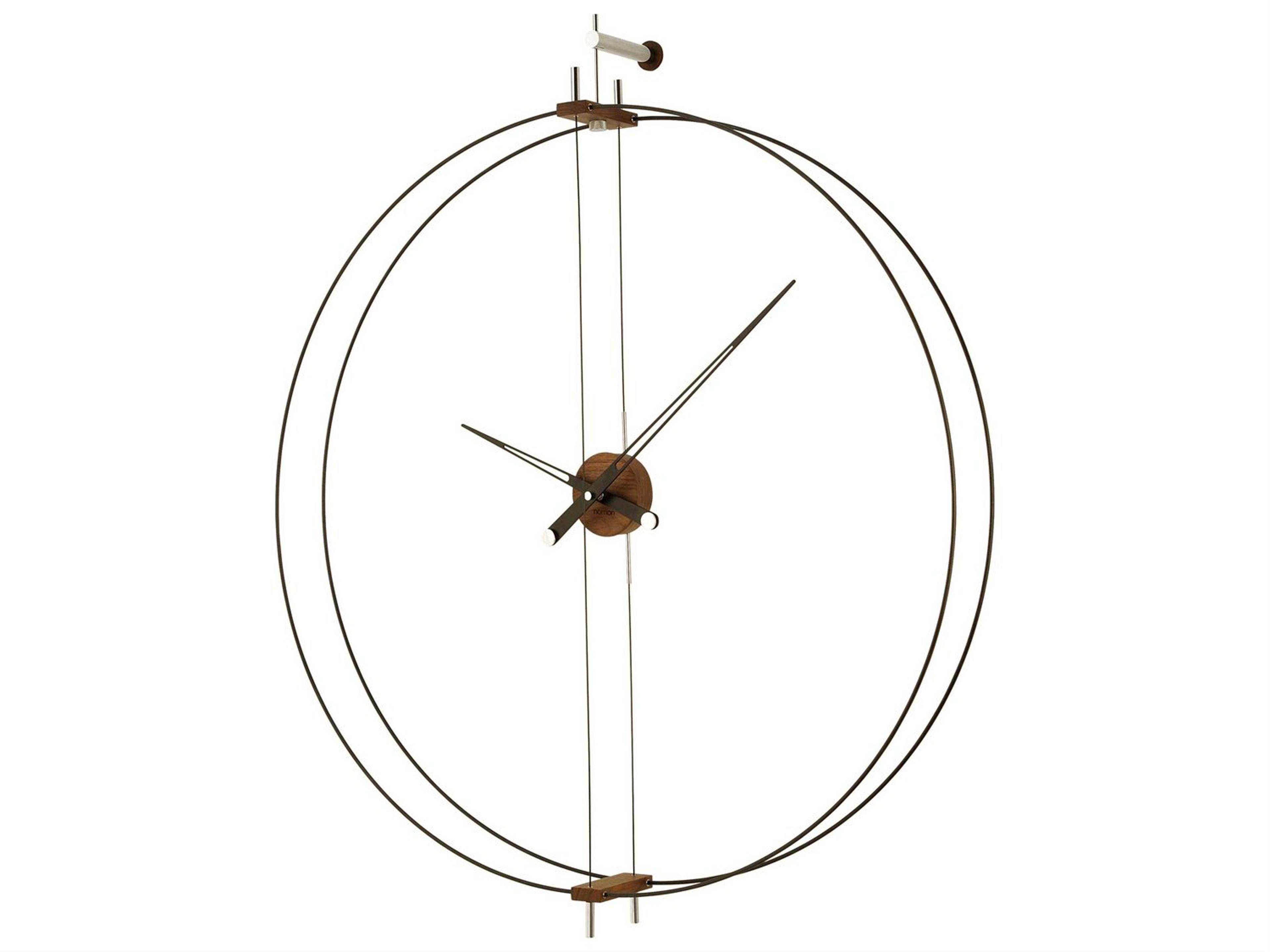Nomon Barcelona Black Walnut Wall Clock