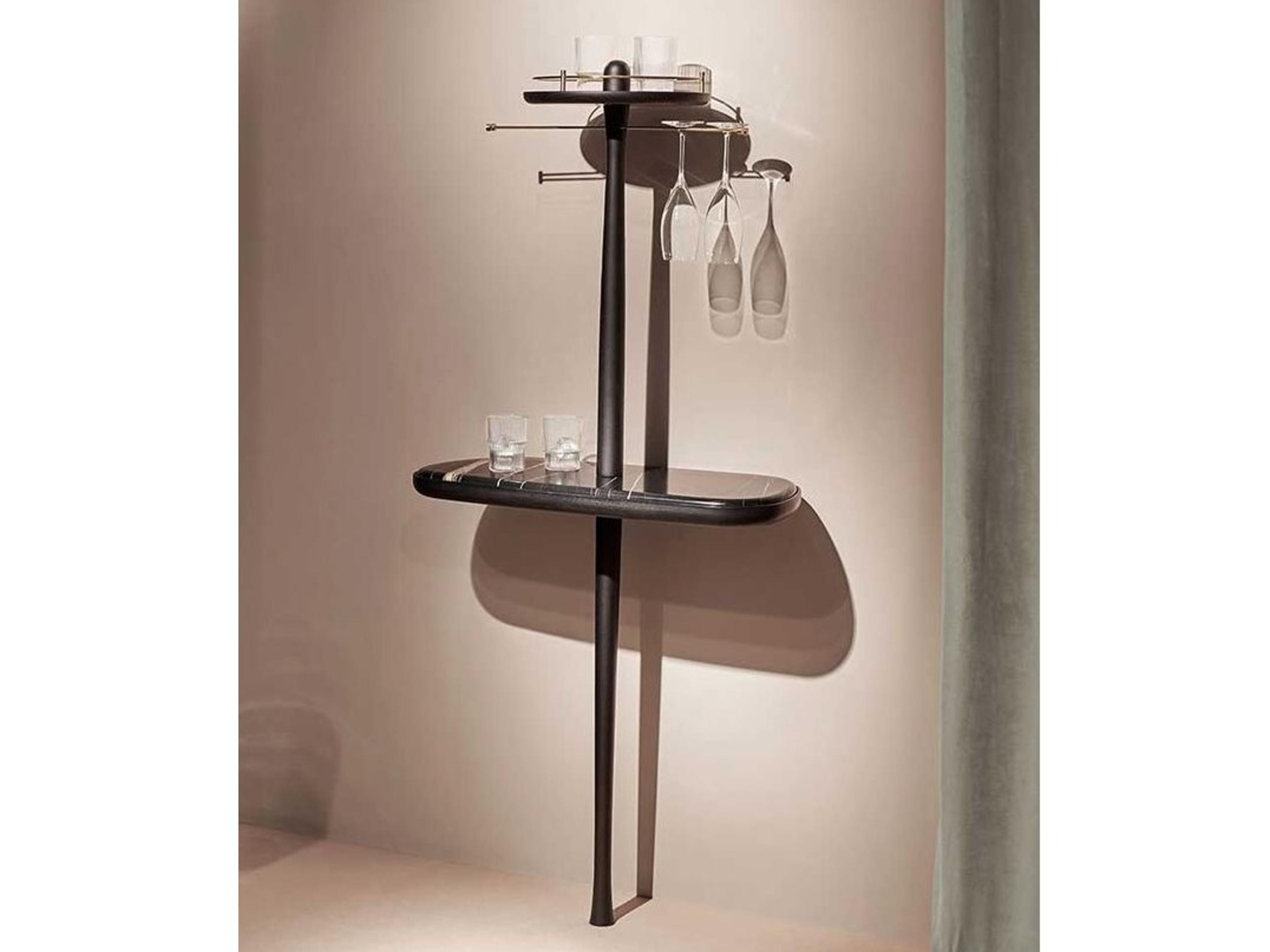 Nomon Ash Wood Black Sahara Noir Bar Cabinet