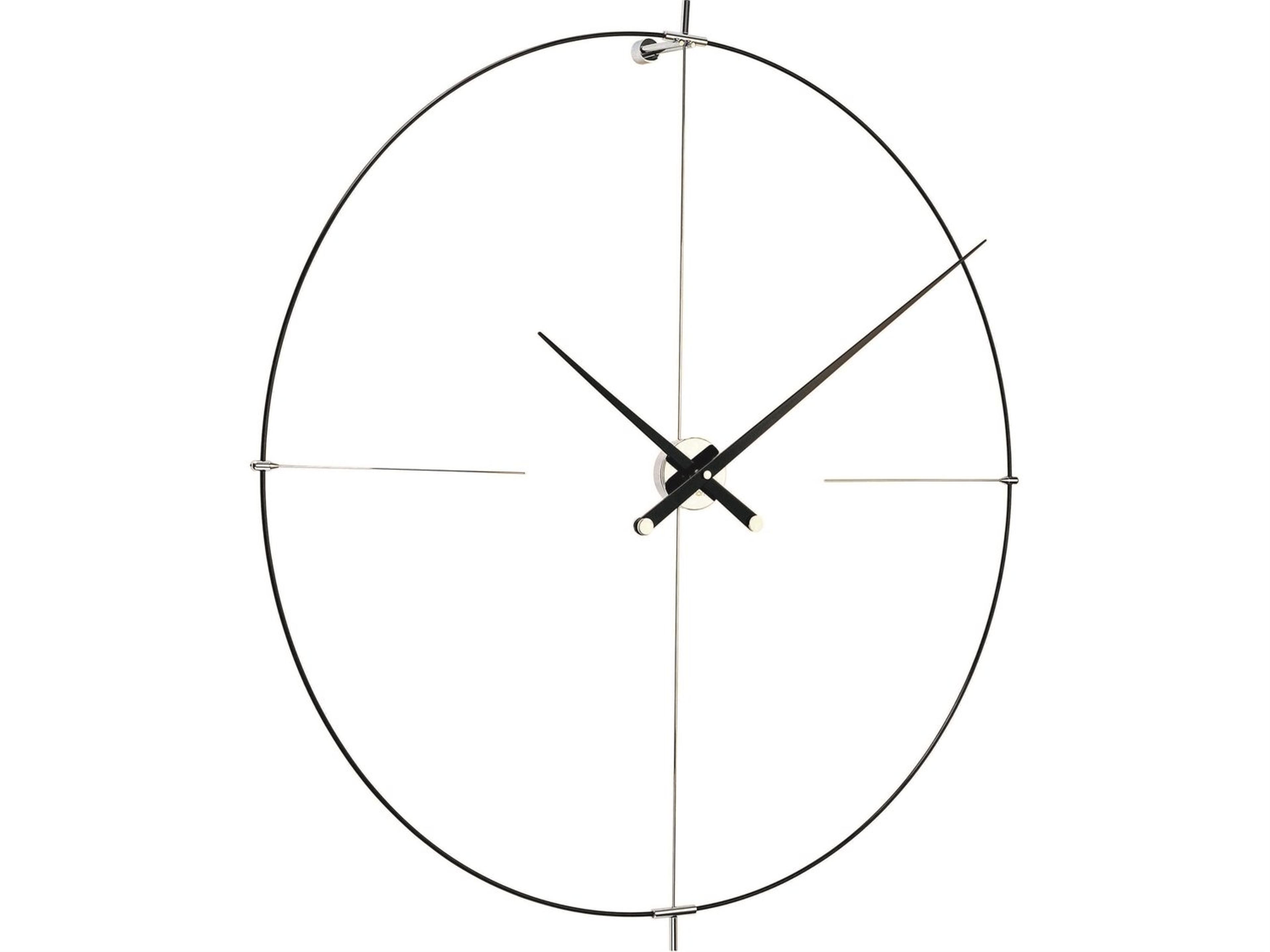 Nomon Bilbao Black Wall Clock