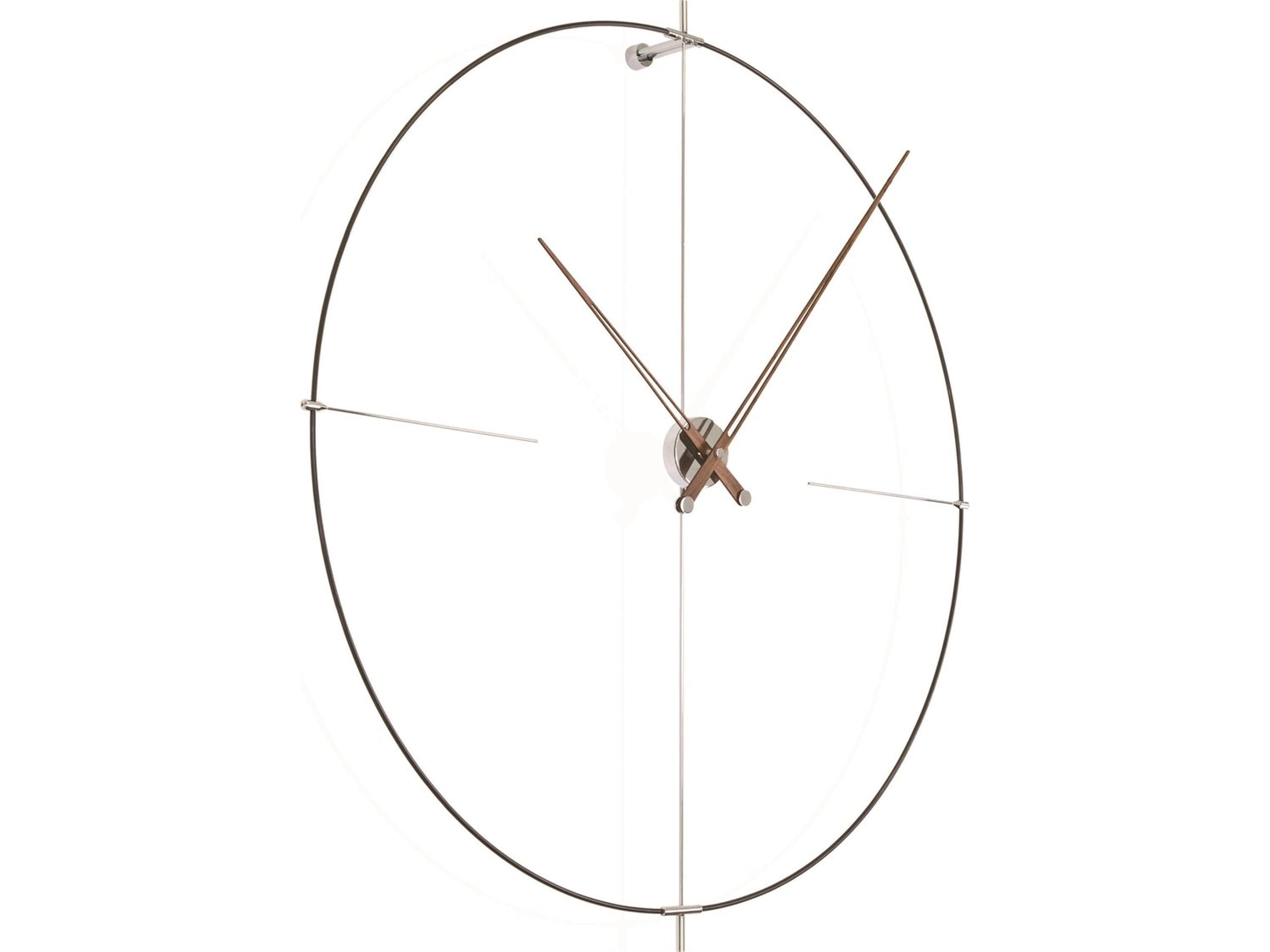 Nomon Bilbao Black Walnut Wall Clock