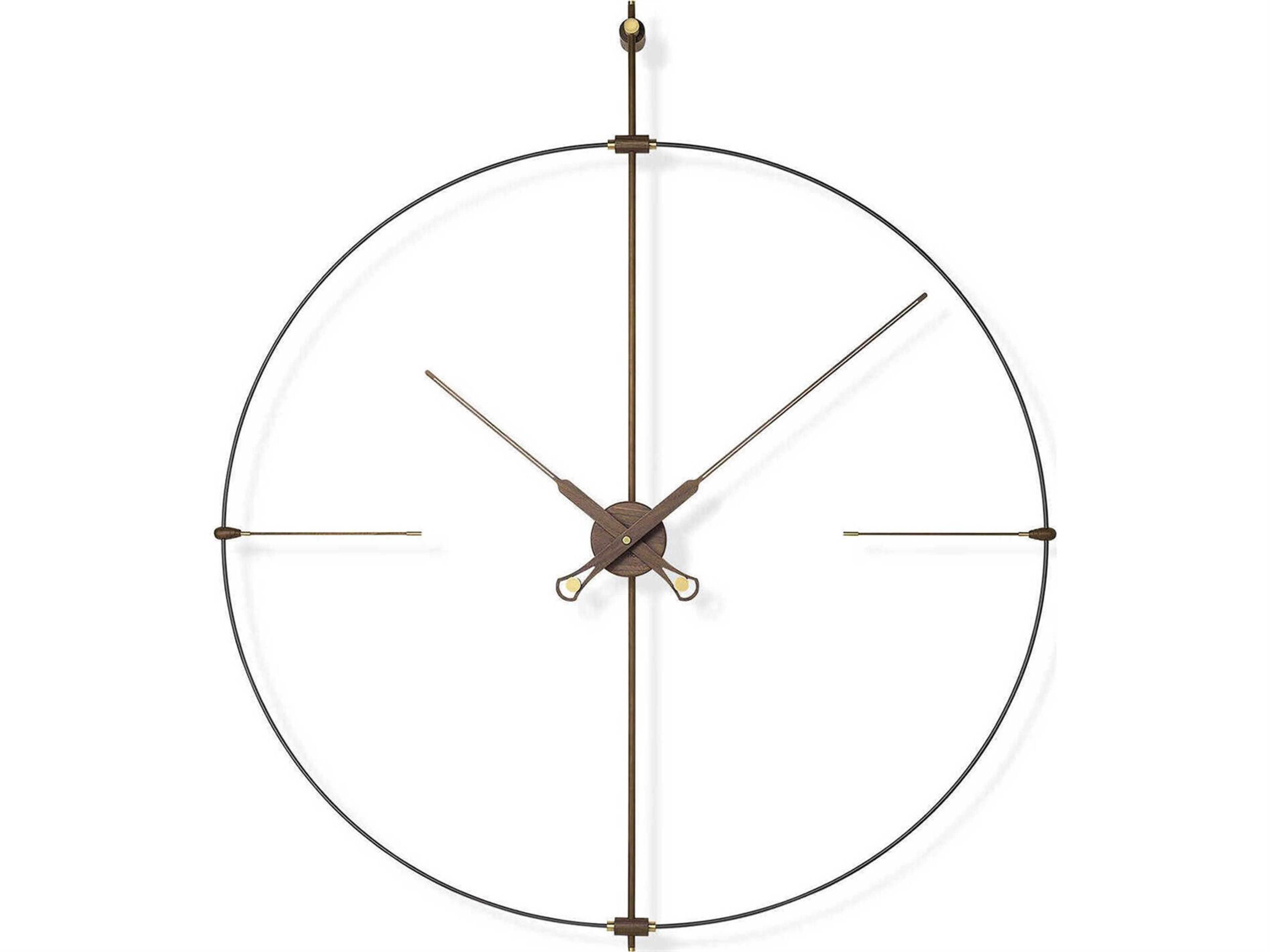 Nomon Bilbao Premium Black Walnut Wall Clock