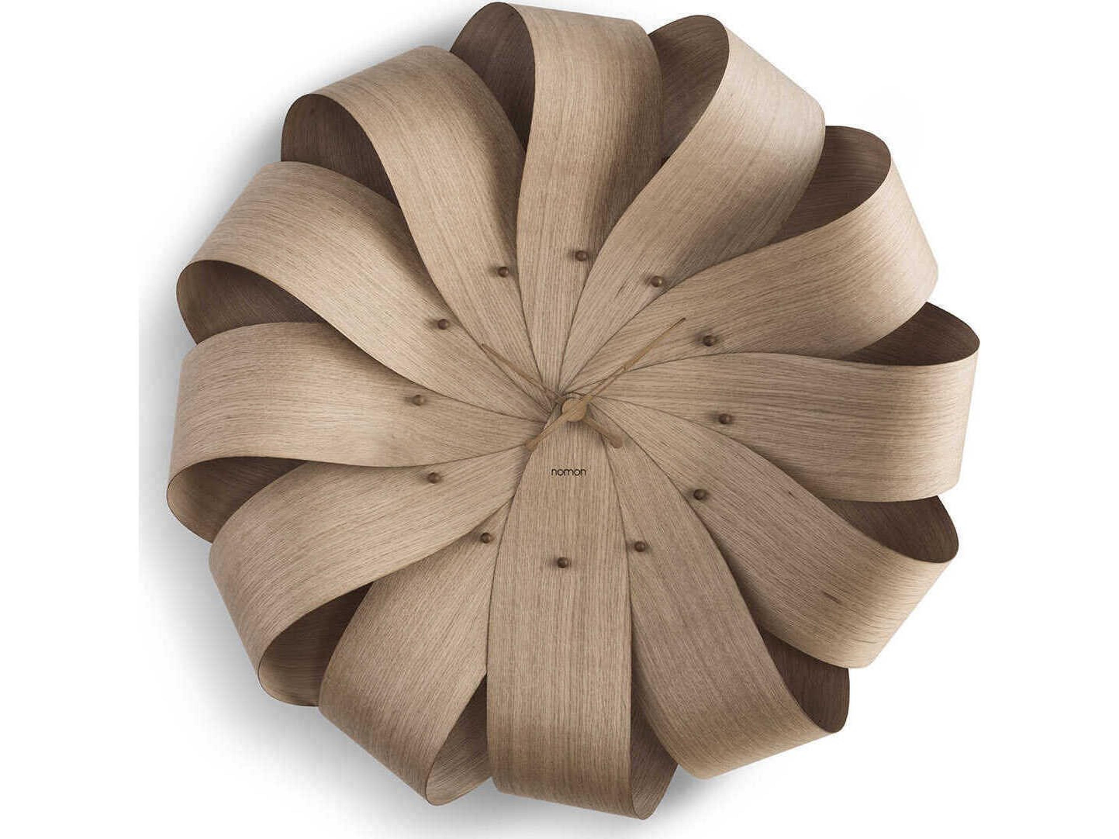 Nomon Brisa XL Oak  Wall Clock
