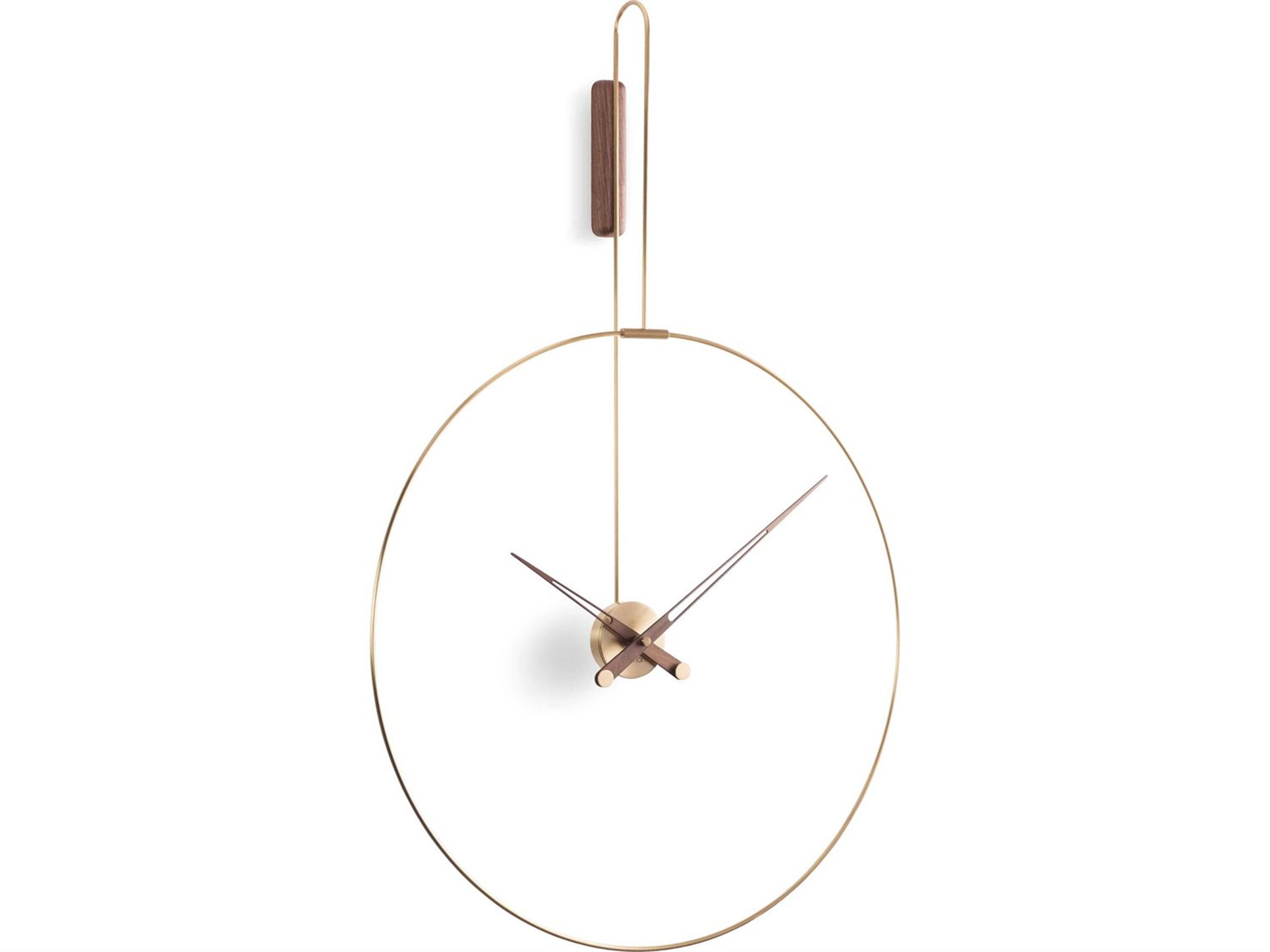 Nomon Daro Polished Brass Wall Clock