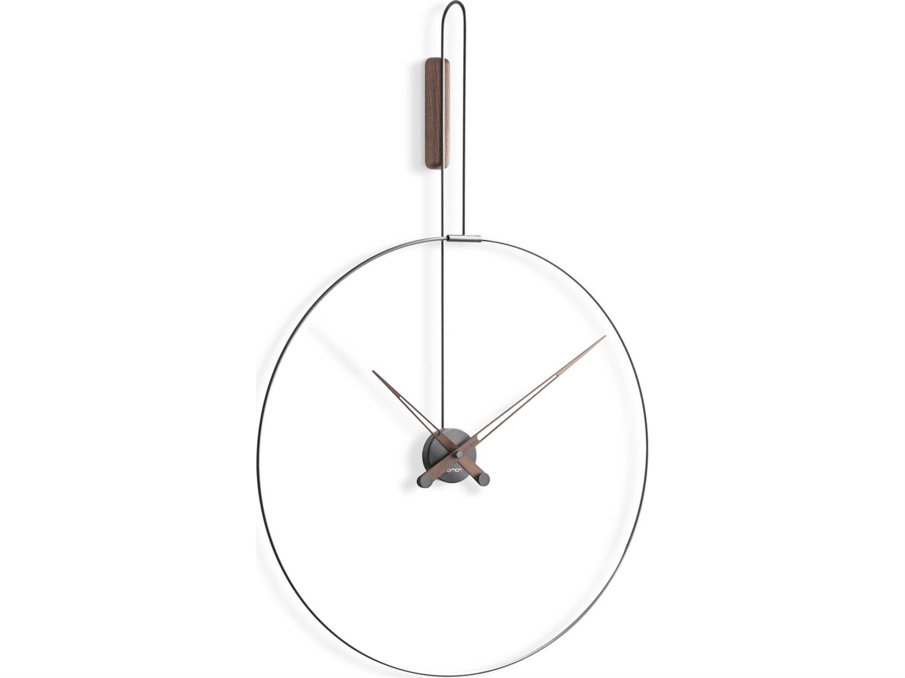 Nomon Daro Graphite Wall Clock