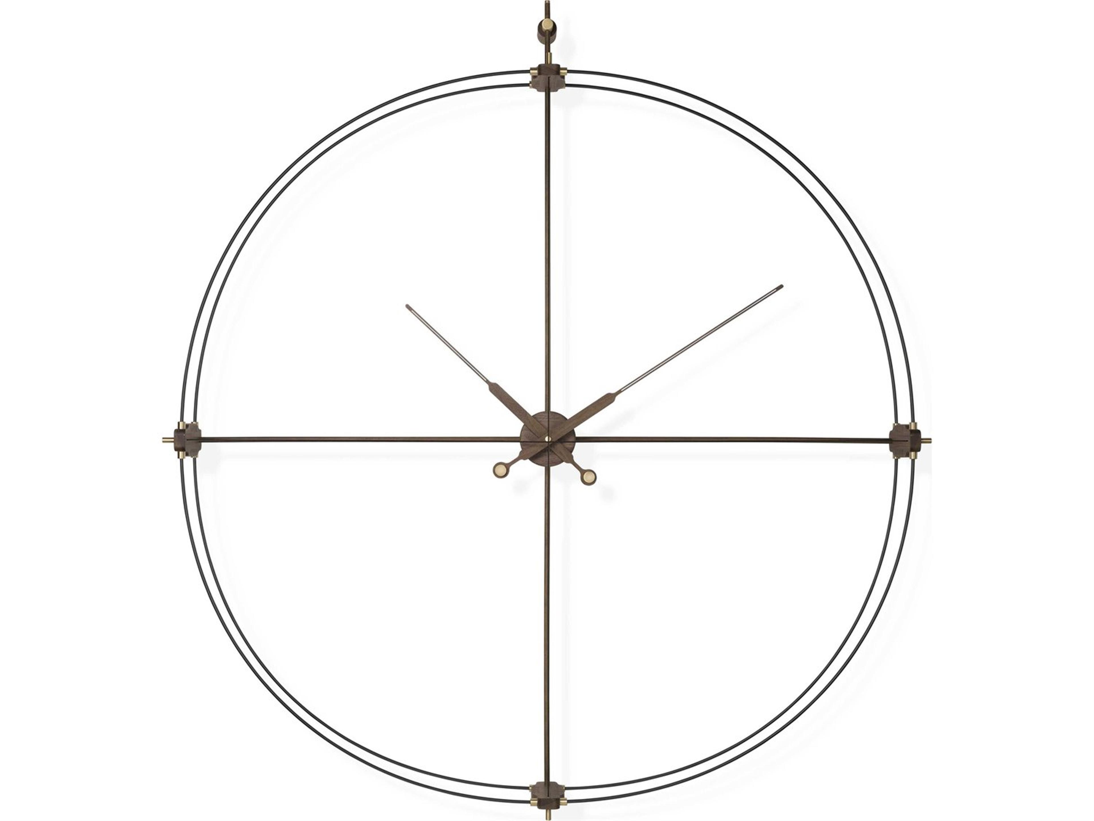 Nomon Delmori Black Walnut Wall Clock