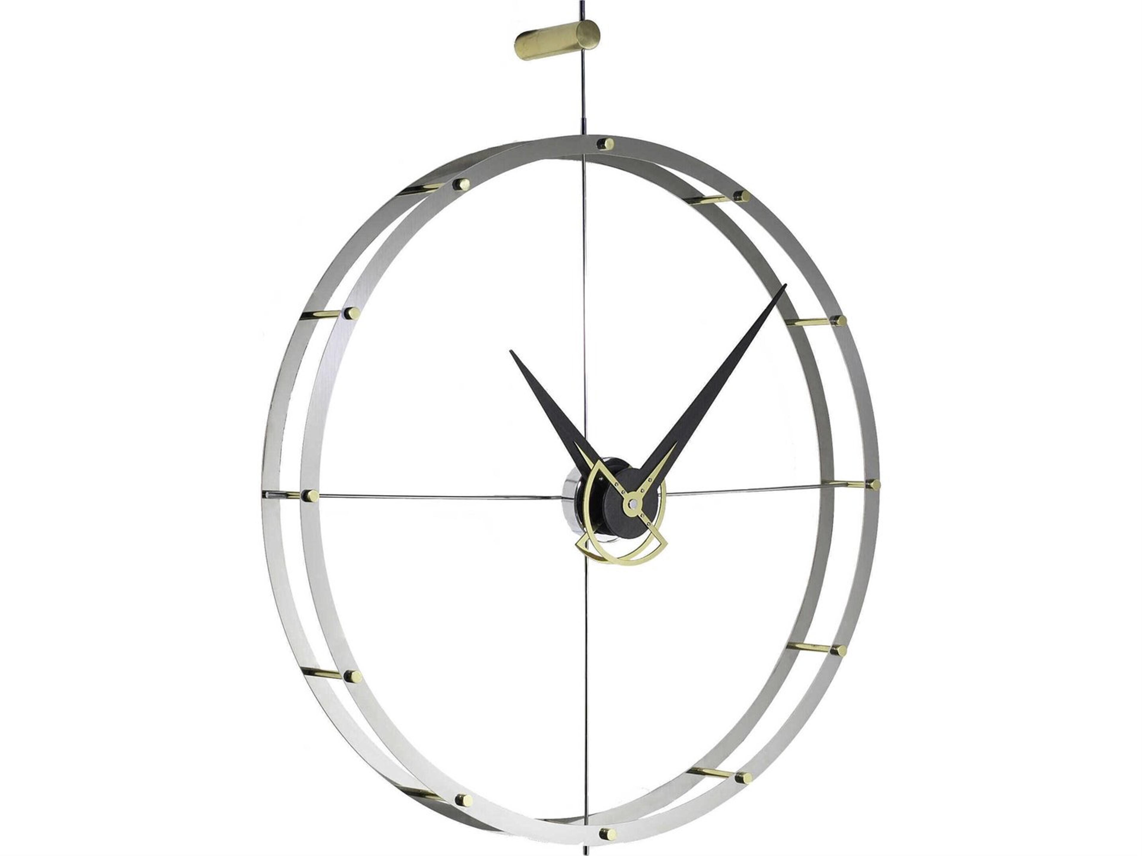 Nomon Doble Stainless Steel Wall Clock