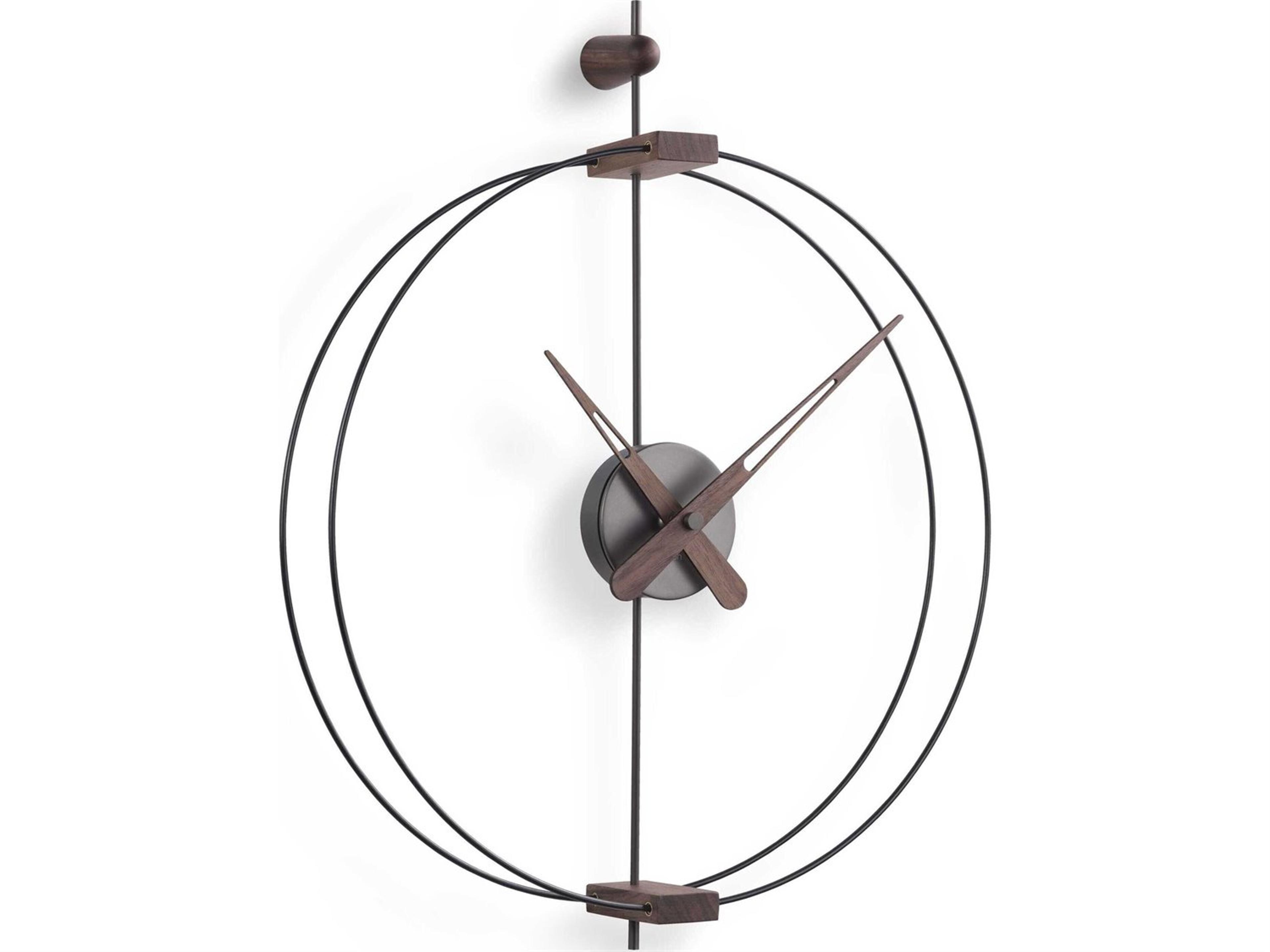 Nomon Micro Barcelona Black Graphite Wall Clock