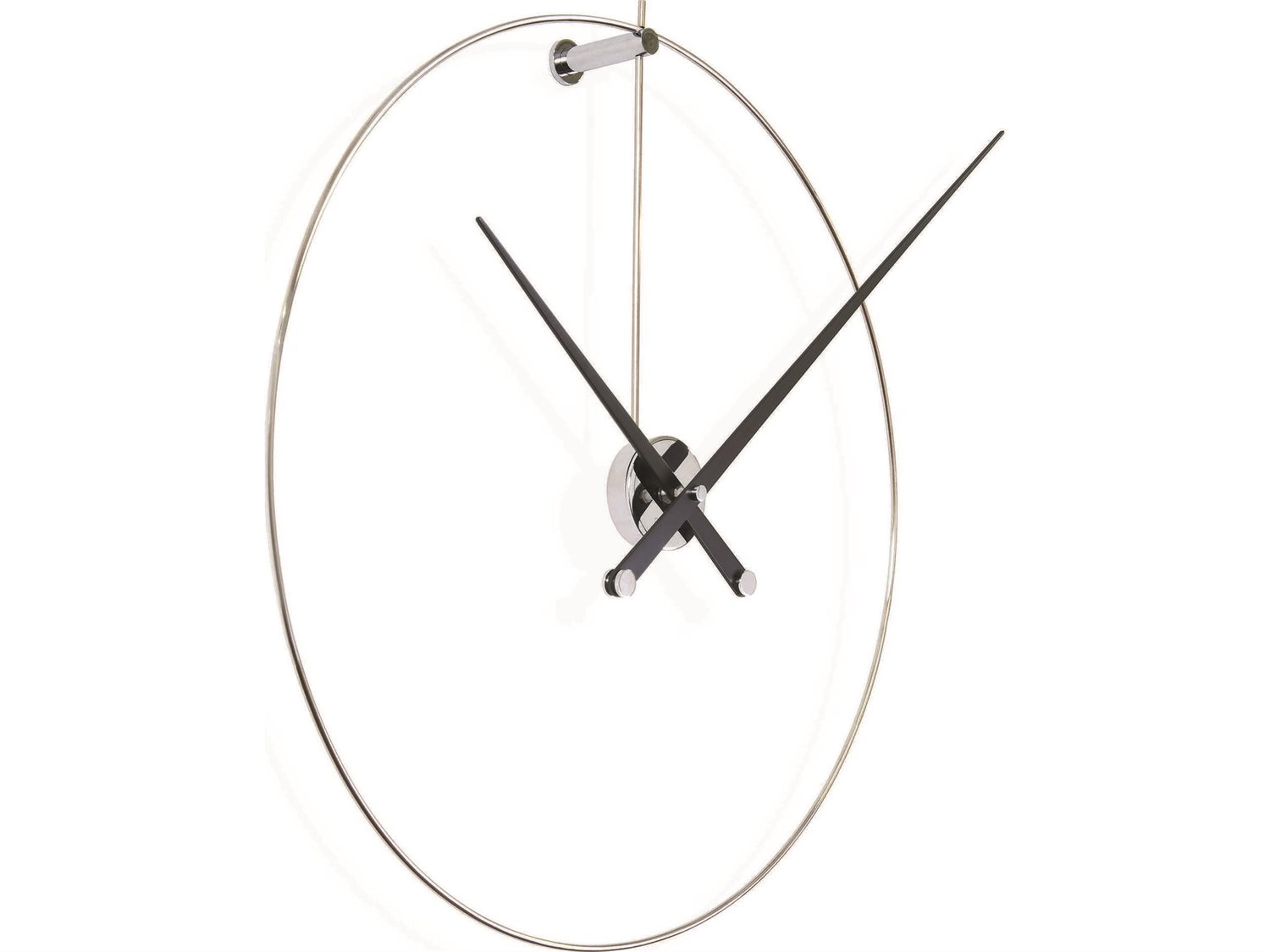 Nomon Anda Stainless Steel Black Wall Clock