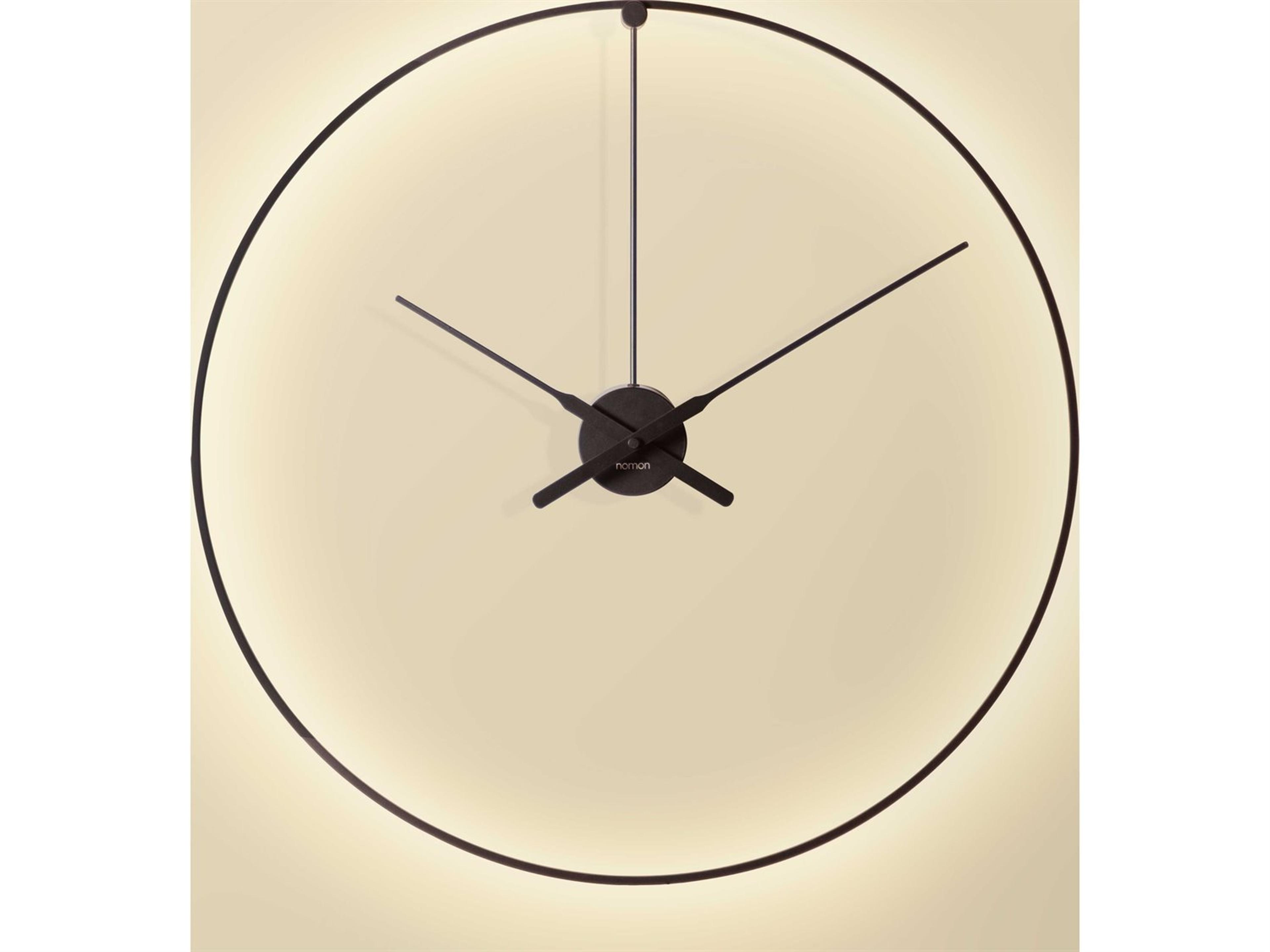 Nomon Ombra Black Wall Clock