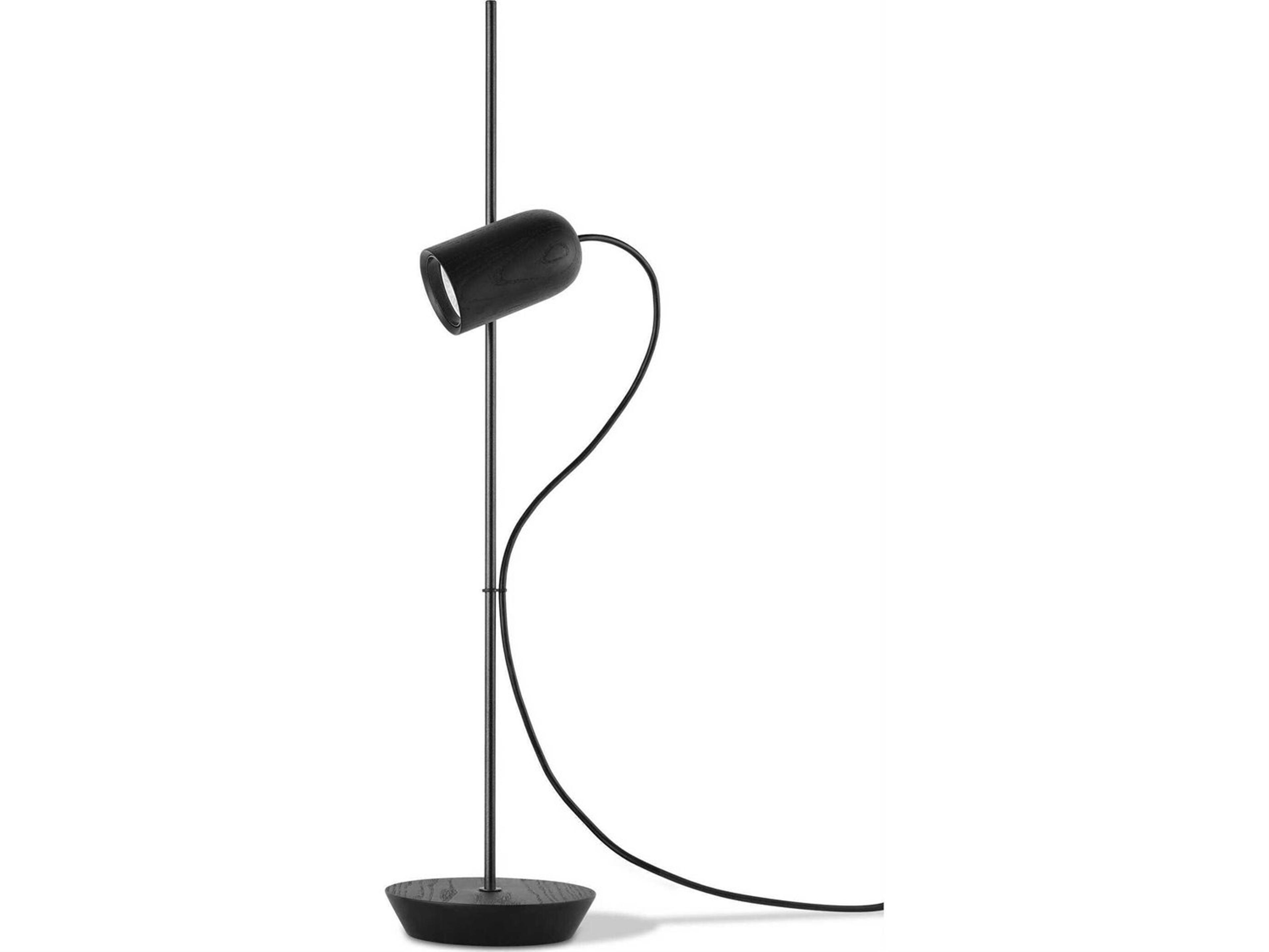 Nomon Onfa Black Wood Graphite Buffet Lamp