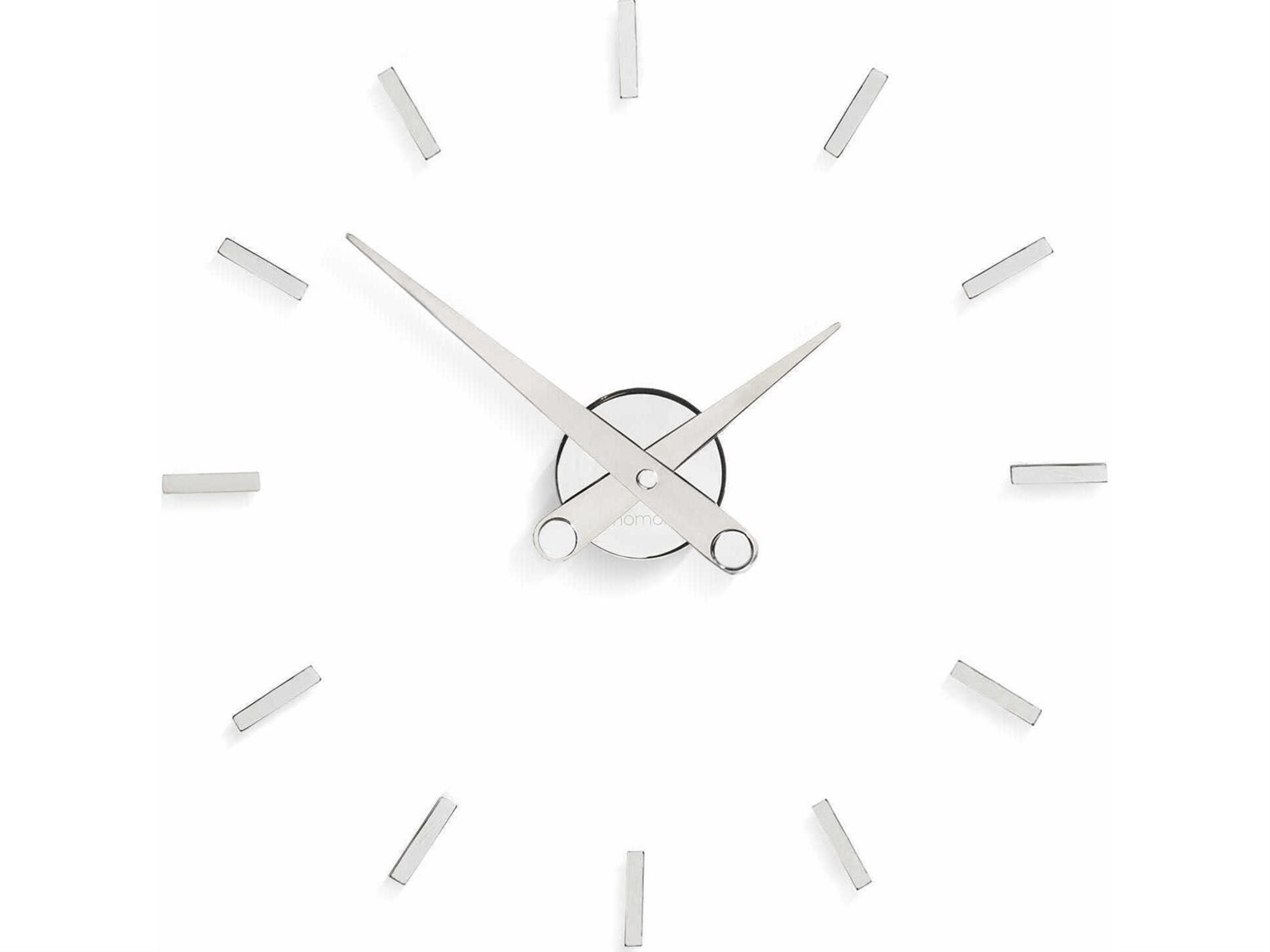 Nomon Puntos Chrome Steel Wall Clock