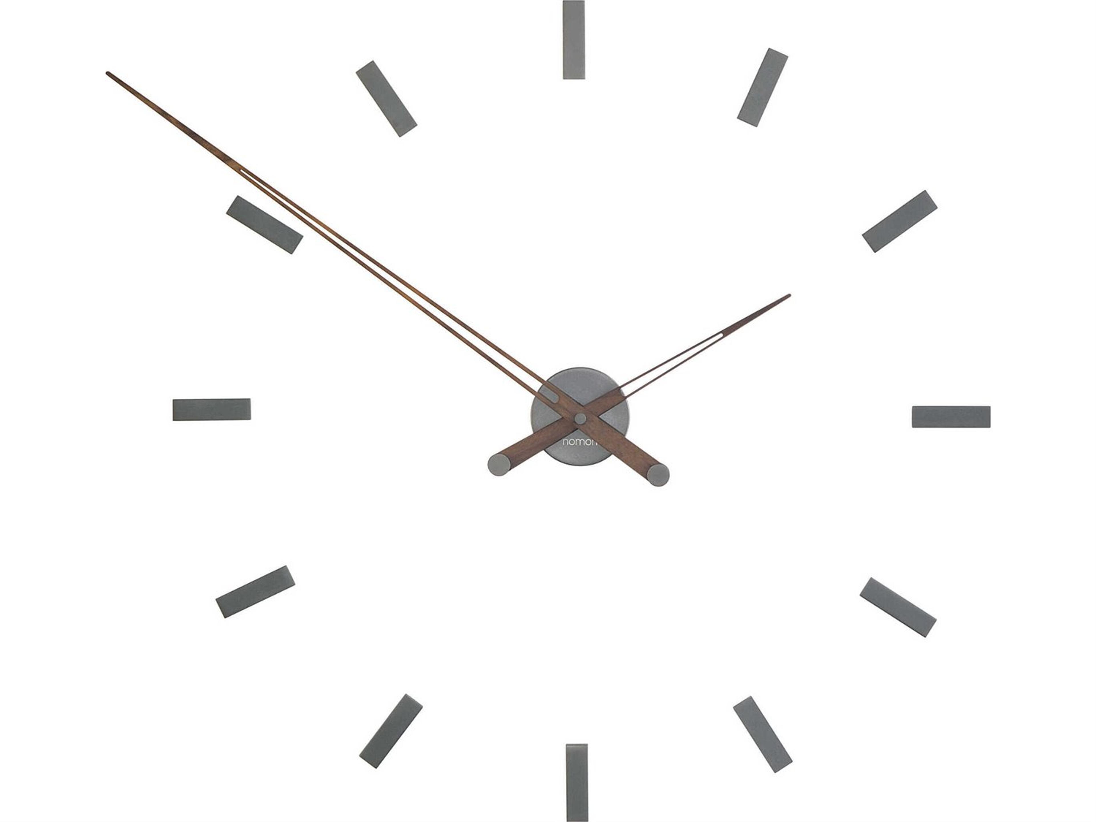 Nomon Tacon Graphite Walnut Wall Clock