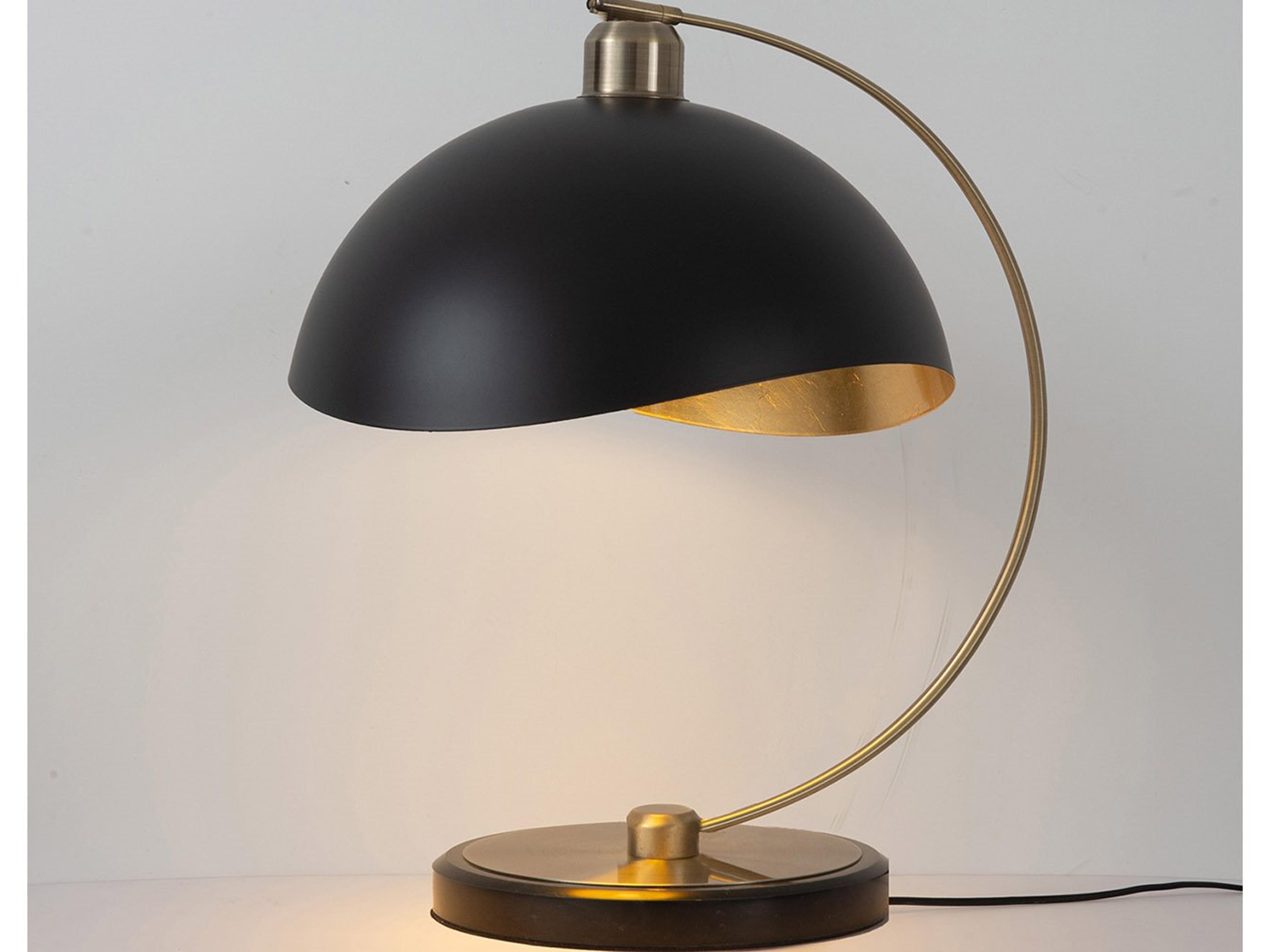 Nova Luna Bella Weathered Brass Table Lamp