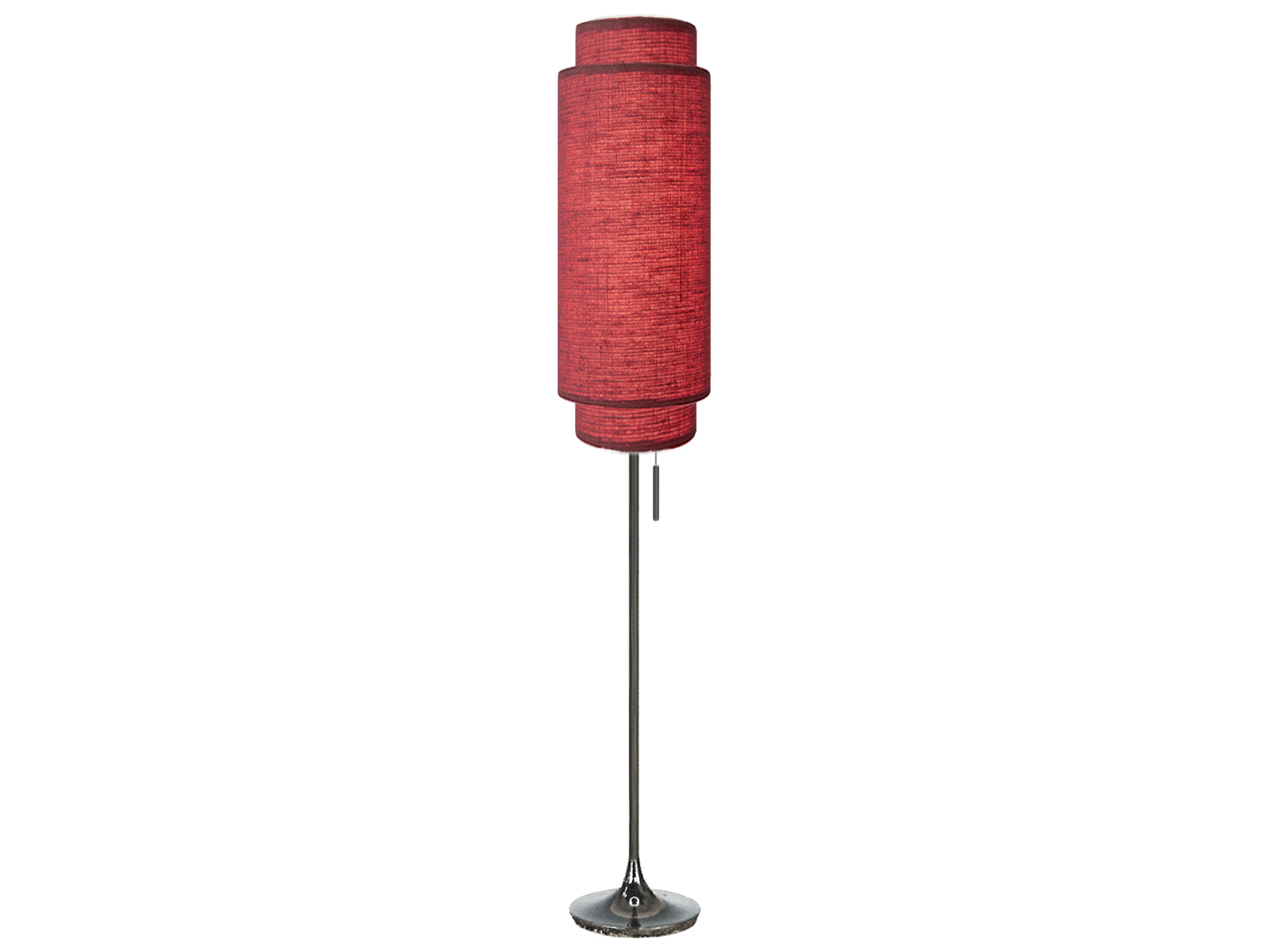 Nova Lollipop Black Nickel Floor Lamp