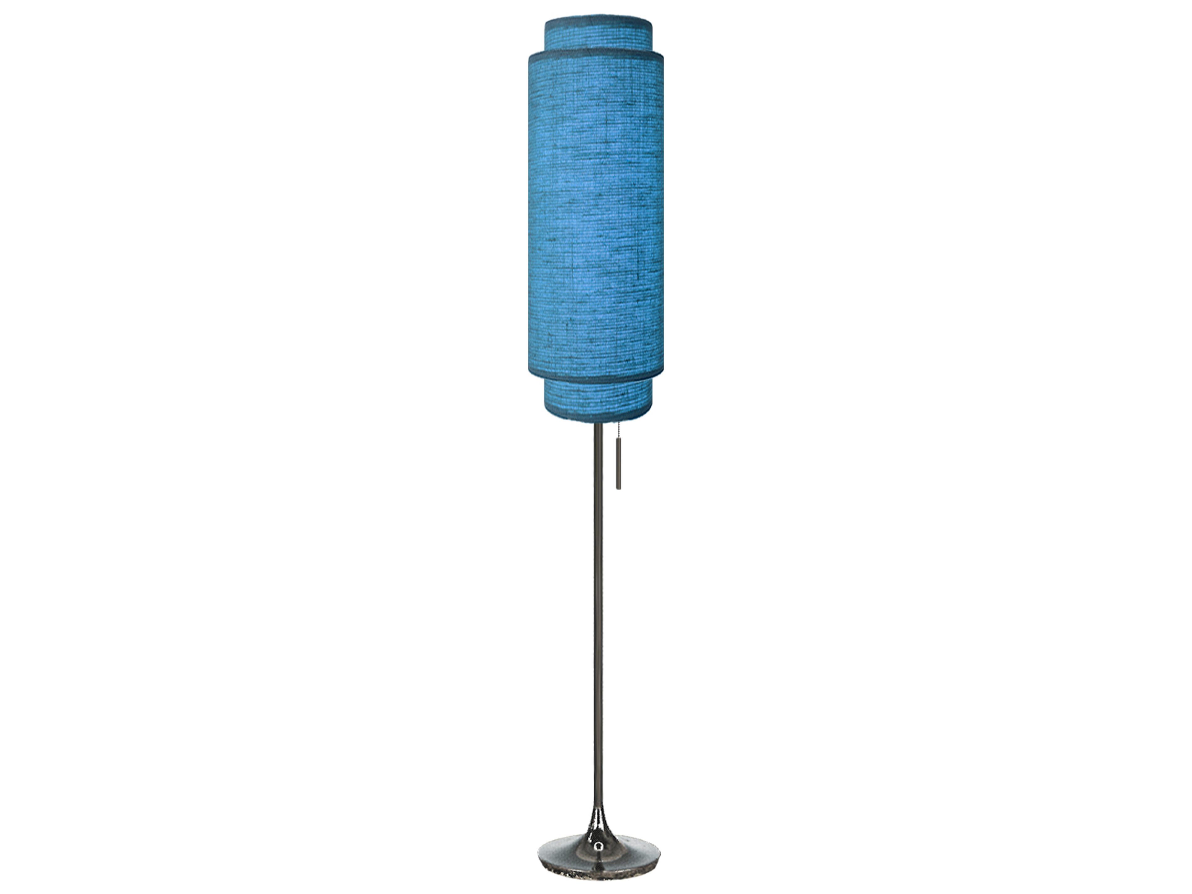 Nova Lollipop Black Nickel Floor Lamp