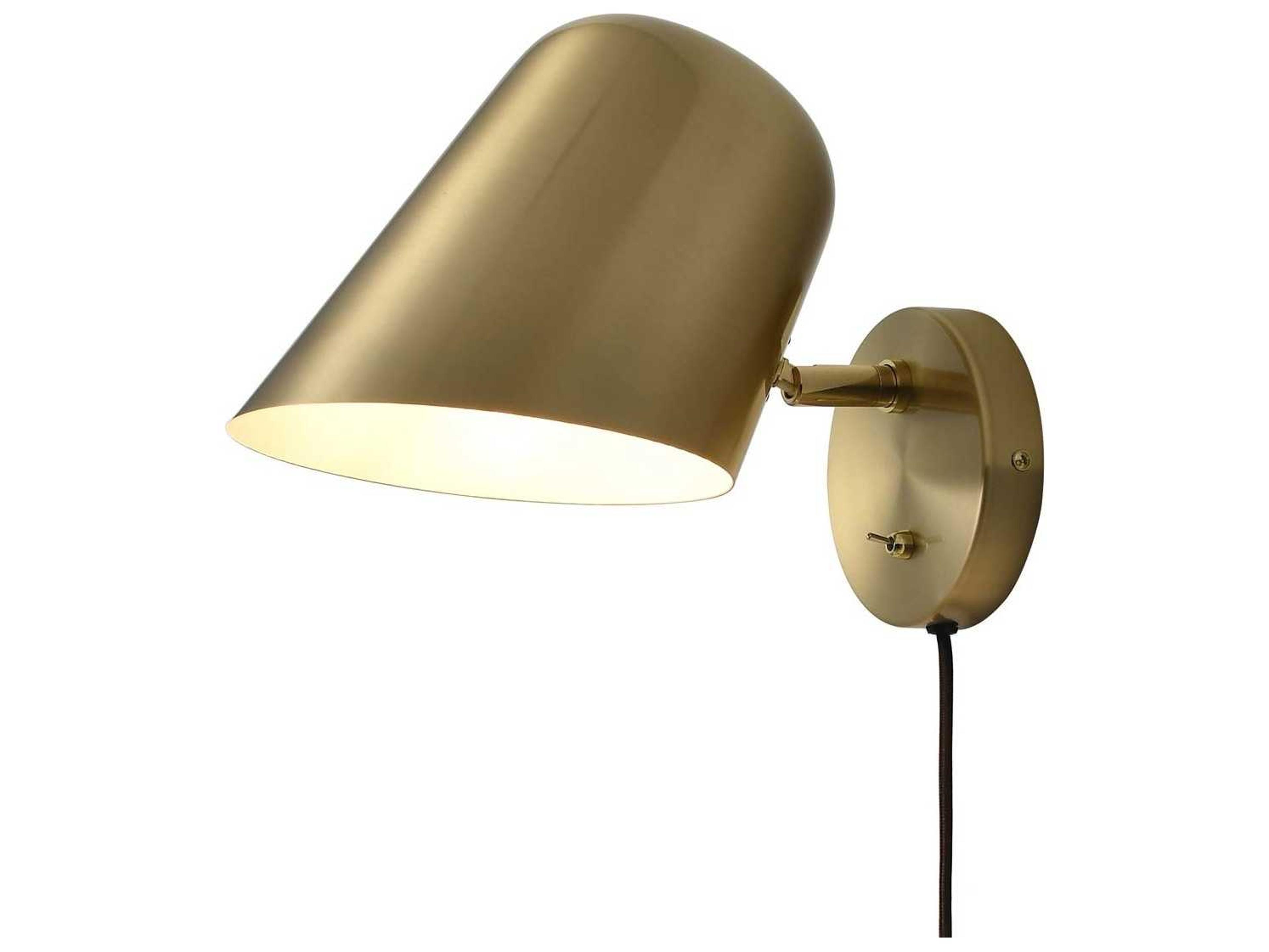 Nova Culver 1-Light Brushed Brass Wall Sconce
