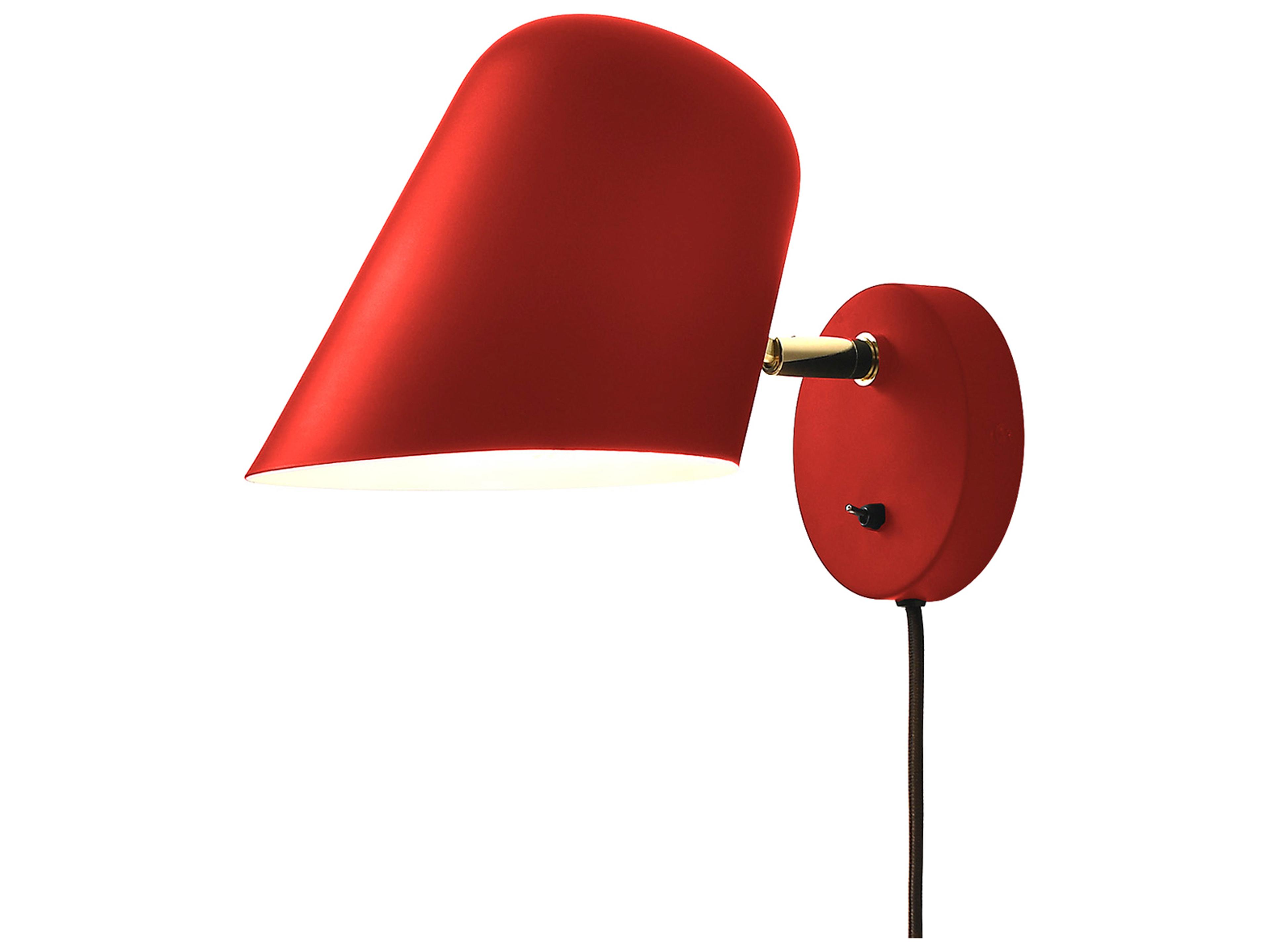 Nova Culver 1-Light Crimson Red Wall Sconce